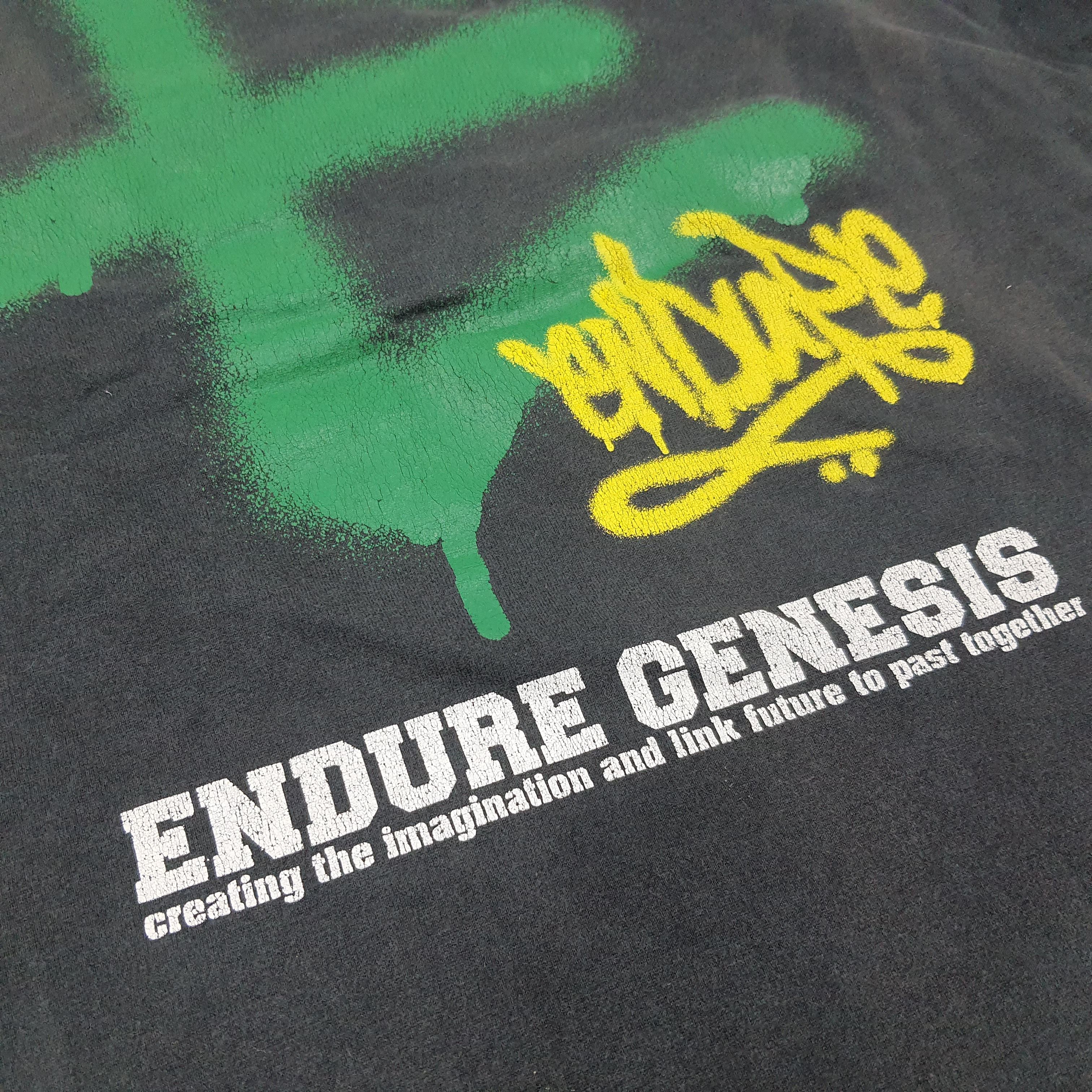 Vintage Vintage Endure Genesis EDG Streetwear Skate Tshirt Size US XL / EU 56 / 4 - 6 Thumbnail