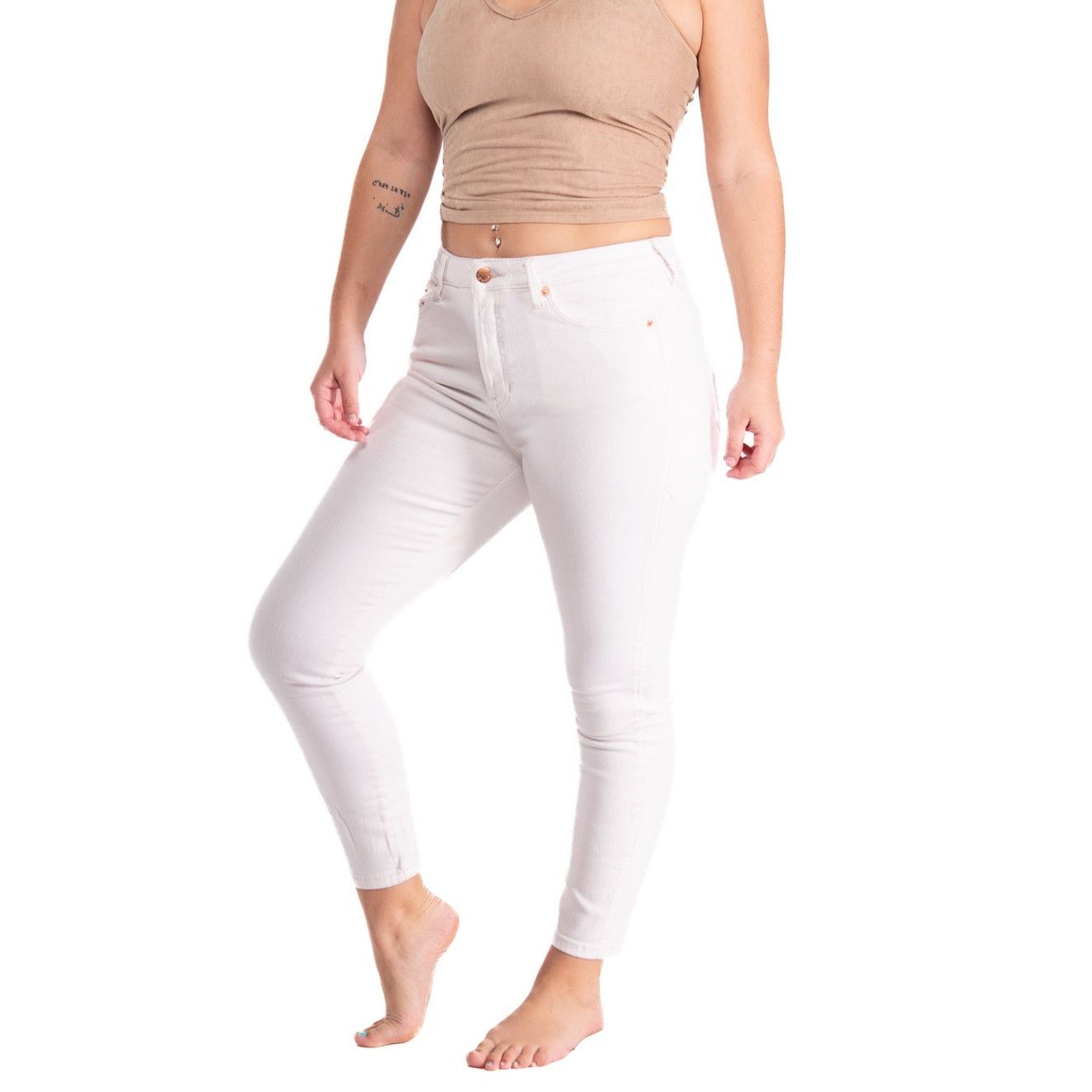 Other Philippe Adec Paris White Jeans Pants Trousers Size 28" / US 6 / IT 42 - 4 Thumbnail