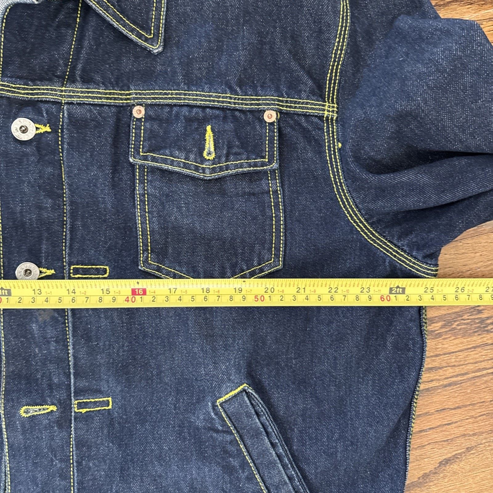 Guess Guess Vintage Jean Jacket dark wash Mens Size L Size US L / EU 52-54 / 3 - 10 Thumbnail