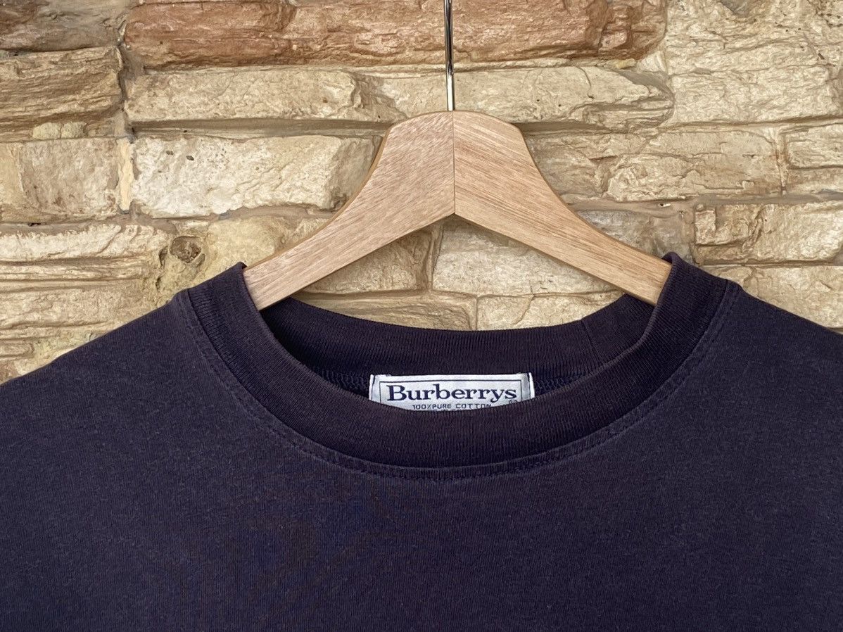 Vintage Vintage Burberry Made In England Plain Luxury Tees Size US XL / EU 56 / 4 - 5 Thumbnail