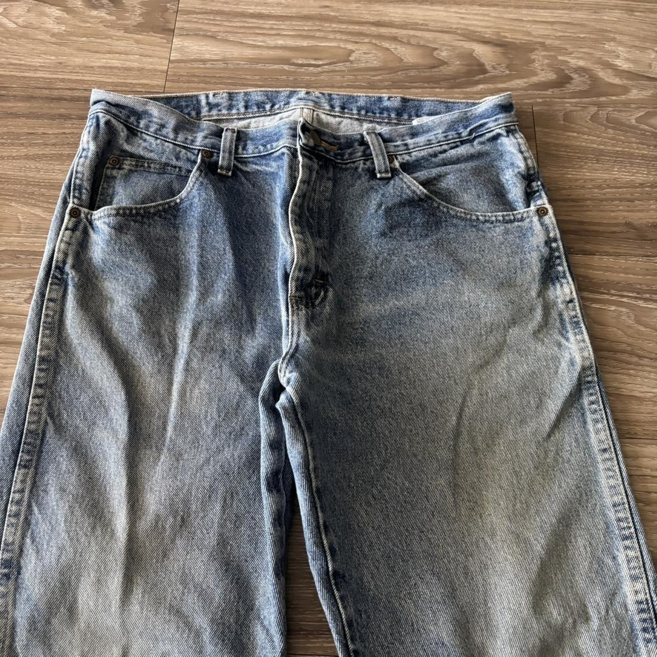 Vintage Crazy Vintage Y2K/2000s Light Wash Workwear Essential Denim Jeans! 35x30 Size US 35 - 5 Thumbnail