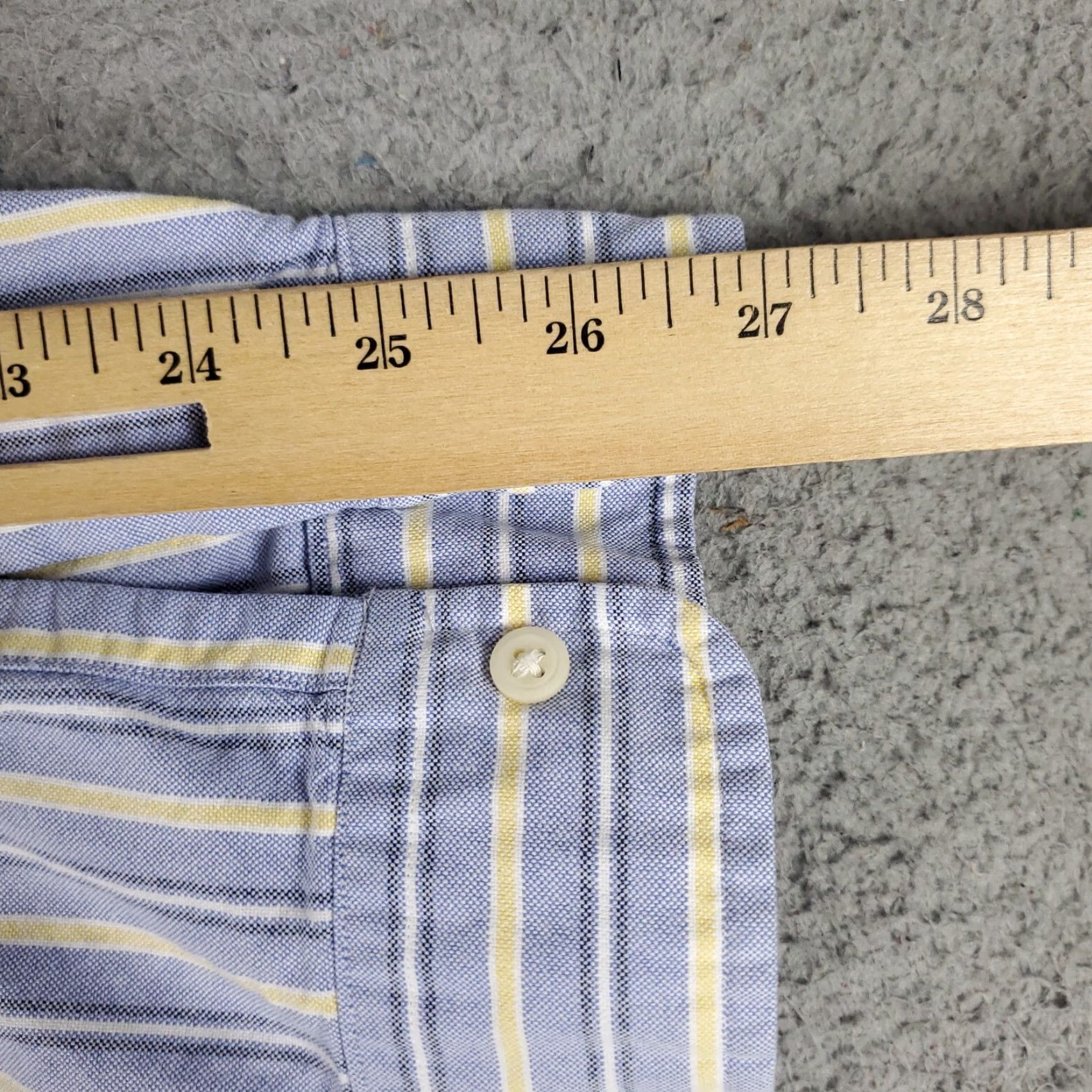 Ralph Lauren VINTAGE Ralph Lauren Shirt Men 2XL Blue Striped Cotton Long Sleeve Button-Up Casual Size US XXL / EU 58 / 5 - 7 Thumbnail