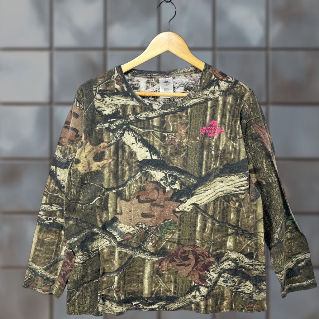 Vintage VINTAGE Mossy Oak Realtree Camouflage Long Sleeve Shirt Women's XL Size XL / US 12-14 / IT 48-50 - 1 Thumbnail