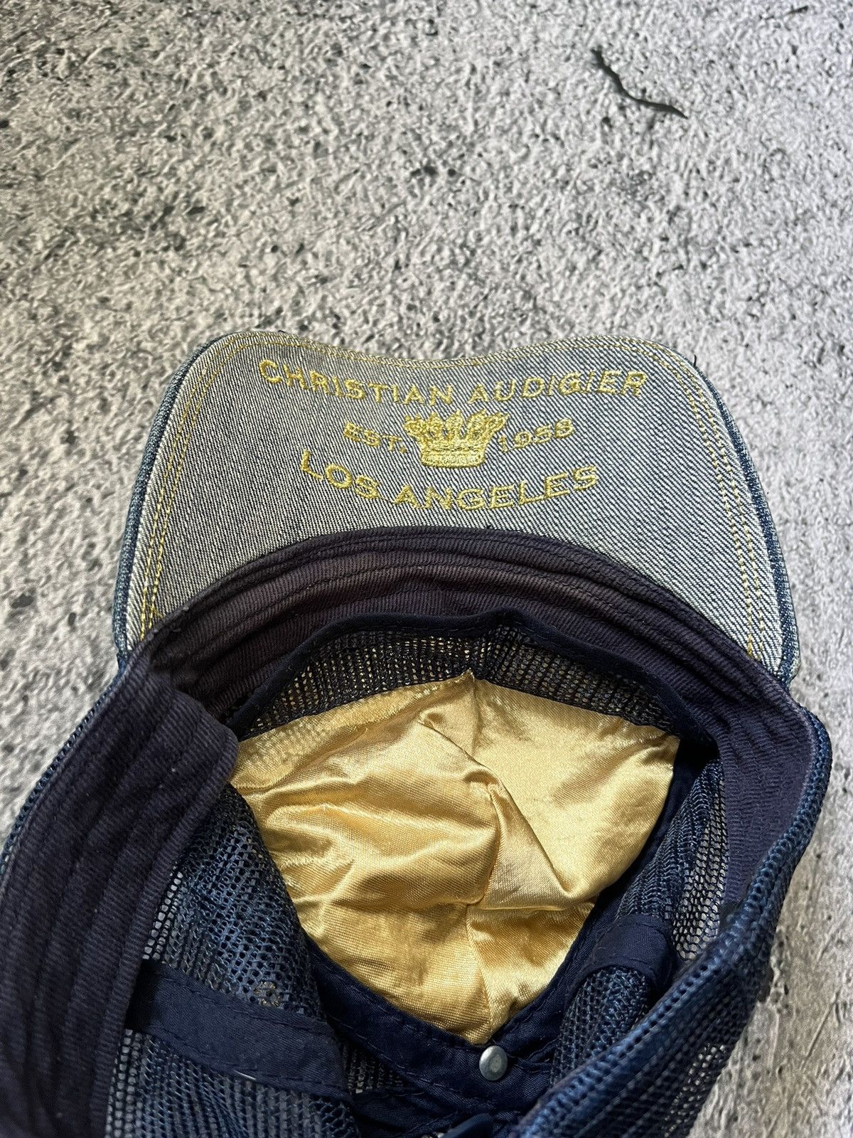Christian Audigier × Ed Hardy Vintage Christian Audigier Cap Big Logo Ed Hardy Y2K Rare Size ONE SIZE - 5 Thumbnail