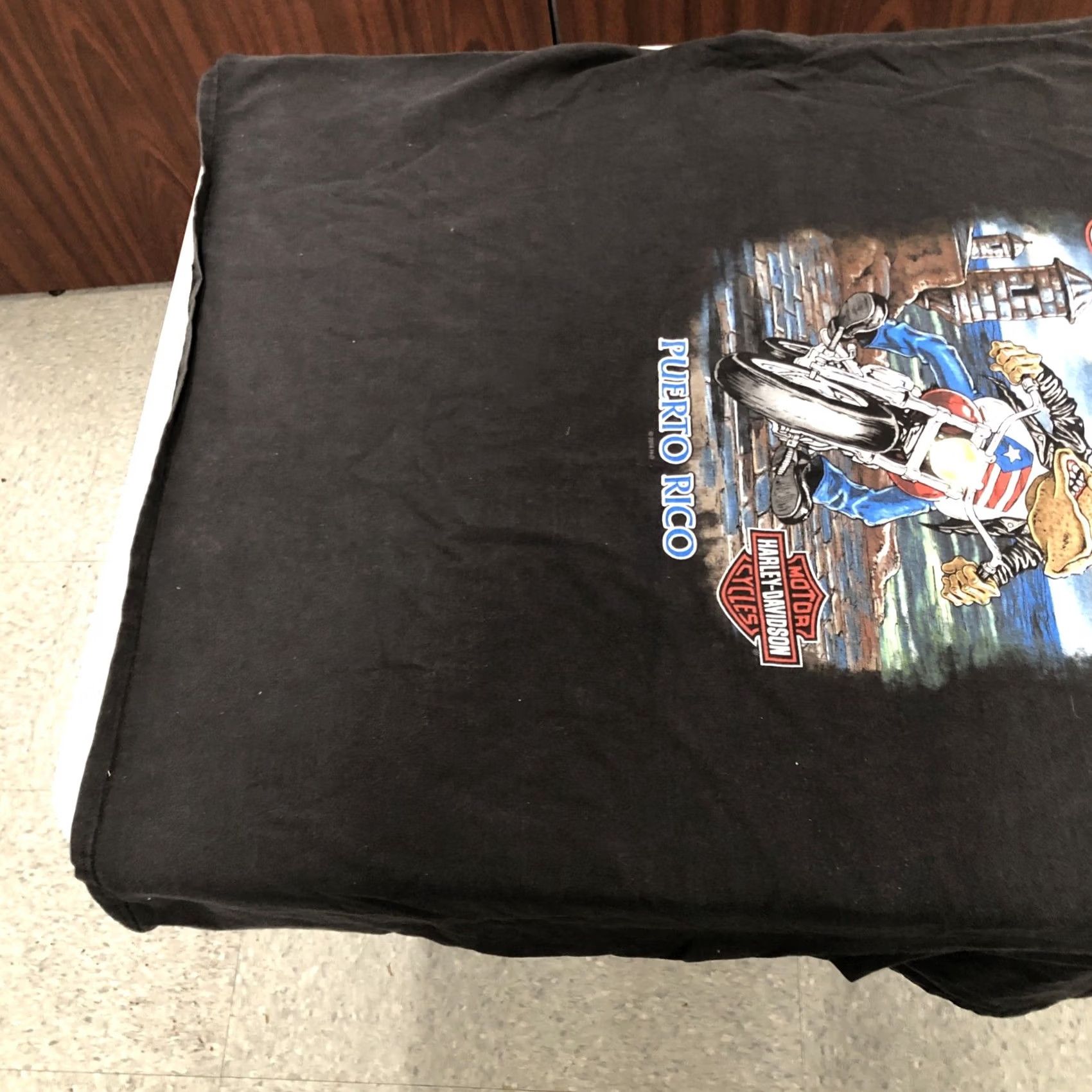 Harley Davidson VINTAGE Harley Davidson T-Shirt Men 3XL Black Frog Rider Bar 2 Sided Graphic Print crew neck short sleeve United States Harley Davidson Size US XXL / EU 58 / 5 - 3 Thumbnail