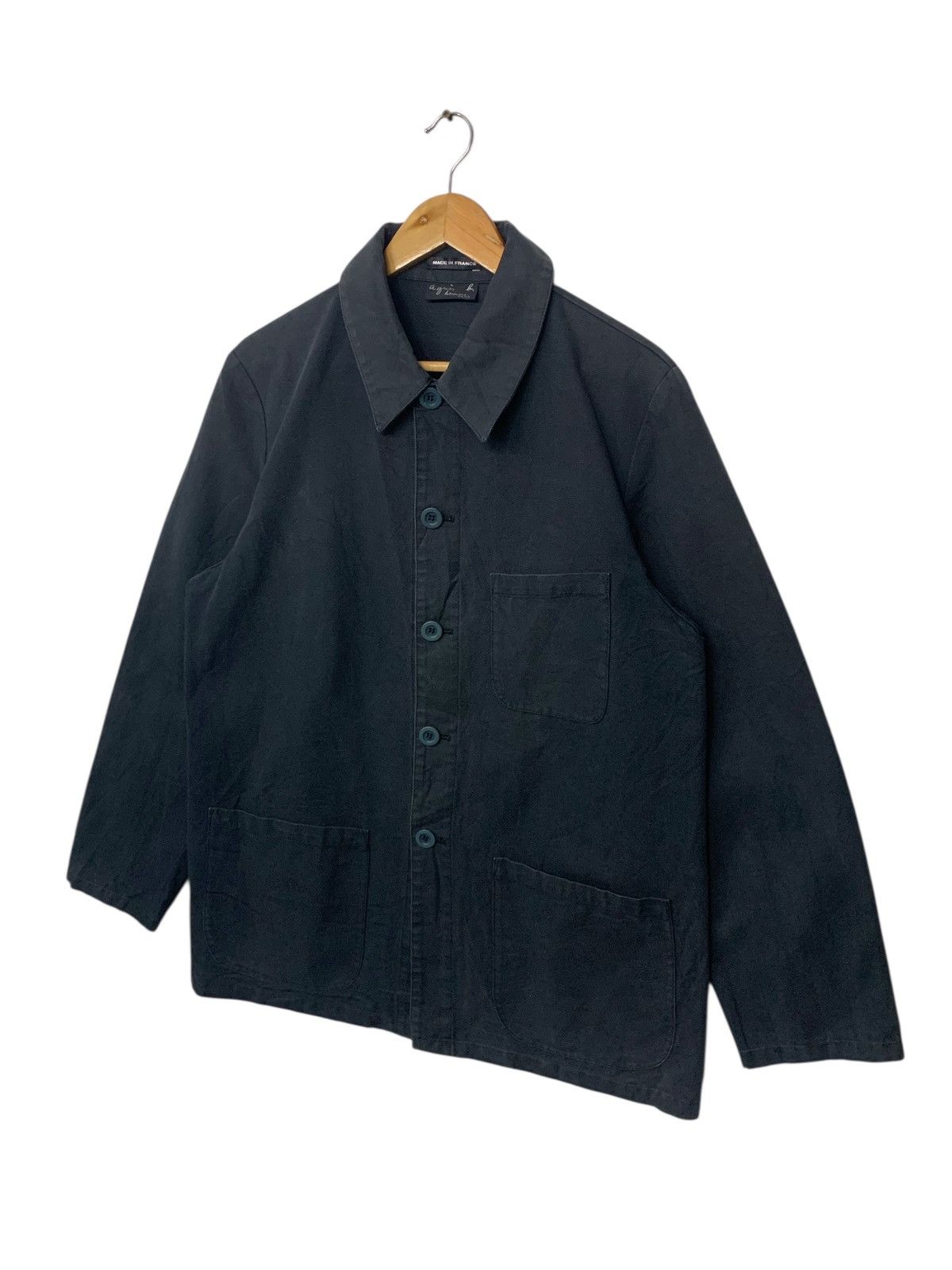 agnes b. Vintage 90's Agnes B. Button Ups Chore Cotton Jacket Size US L / EU 52-54 / 3 - 2 Thumbnail