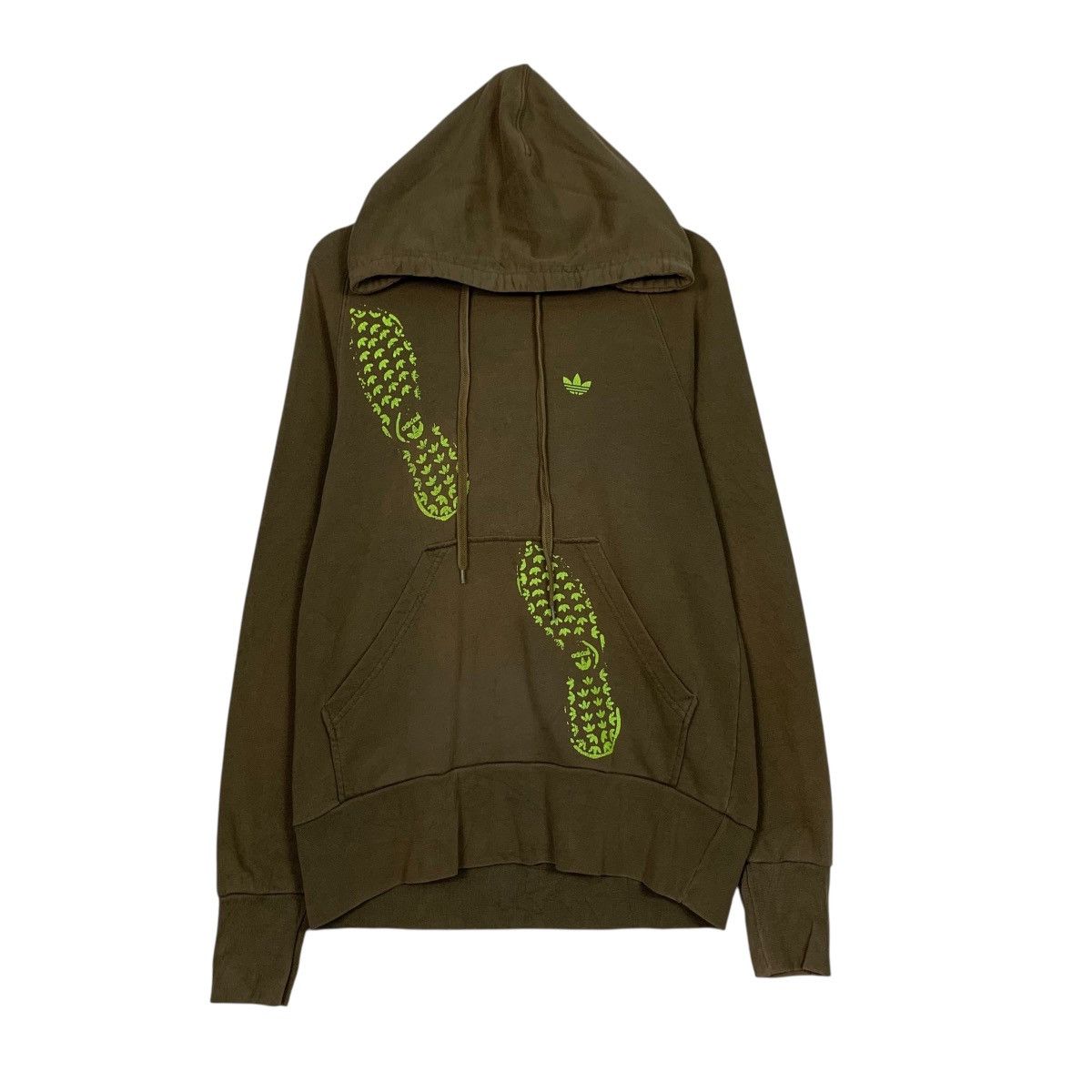 Adidas Y2K ADIDAS Shoe Sole Graphic Pullover Hoodies #3548-C162 Size US M / EU 48-50 / 2 - 1 Thumbnail