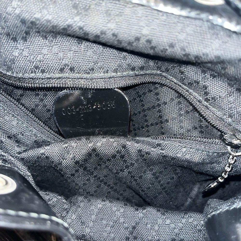 Gucci Gucci Nylon/Patented Leather Black Bucket/Sling Bag Size ONE SIZE - 8 Thumbnail