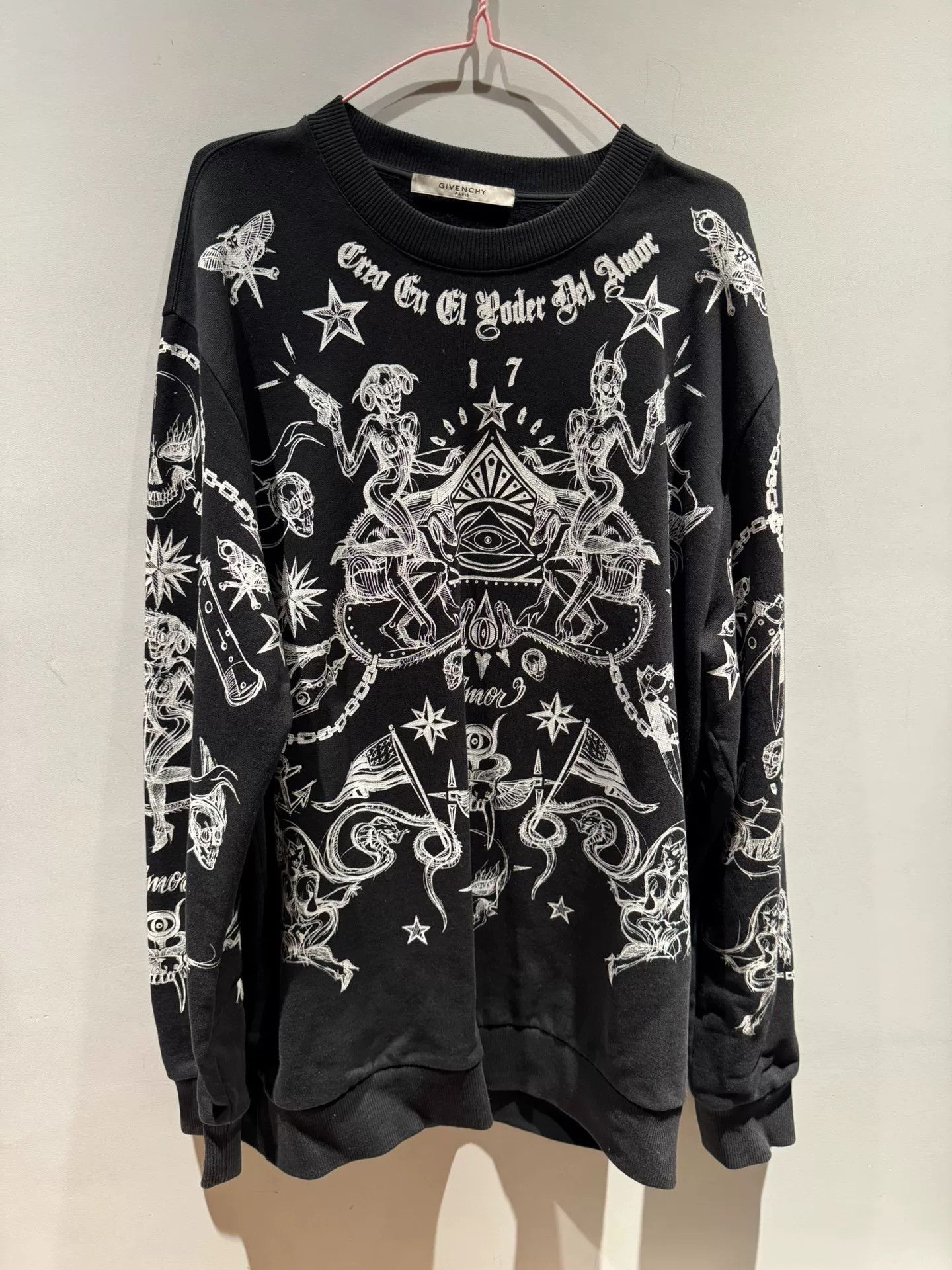 Givenchy Givenchy Printed Crewneck Casual Sweatshirt Size US M / EU 48-50 / 2 - 1 Thumbnail