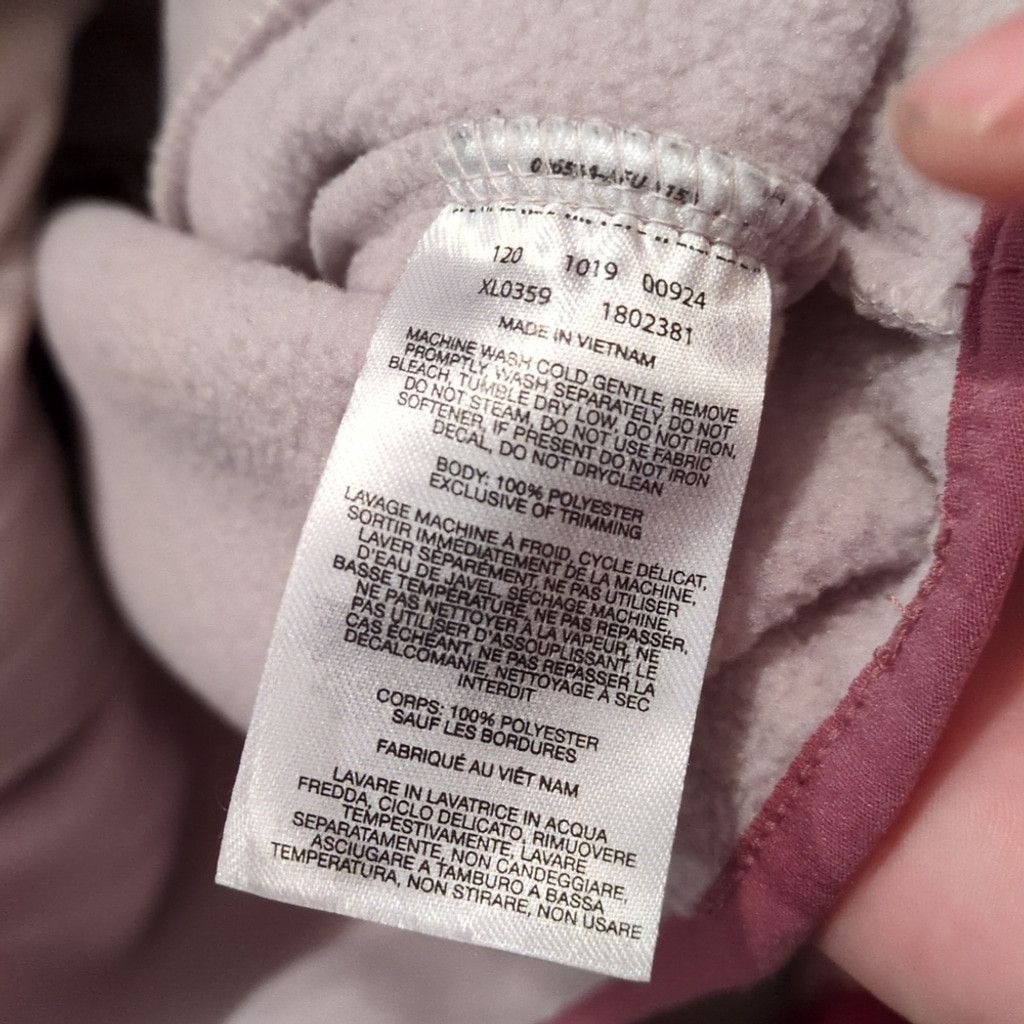 Columbia Columbia Mauve Snap Button Fleece Pullover Size Small Size S / US 4 / IT 40 - 7 Thumbnail