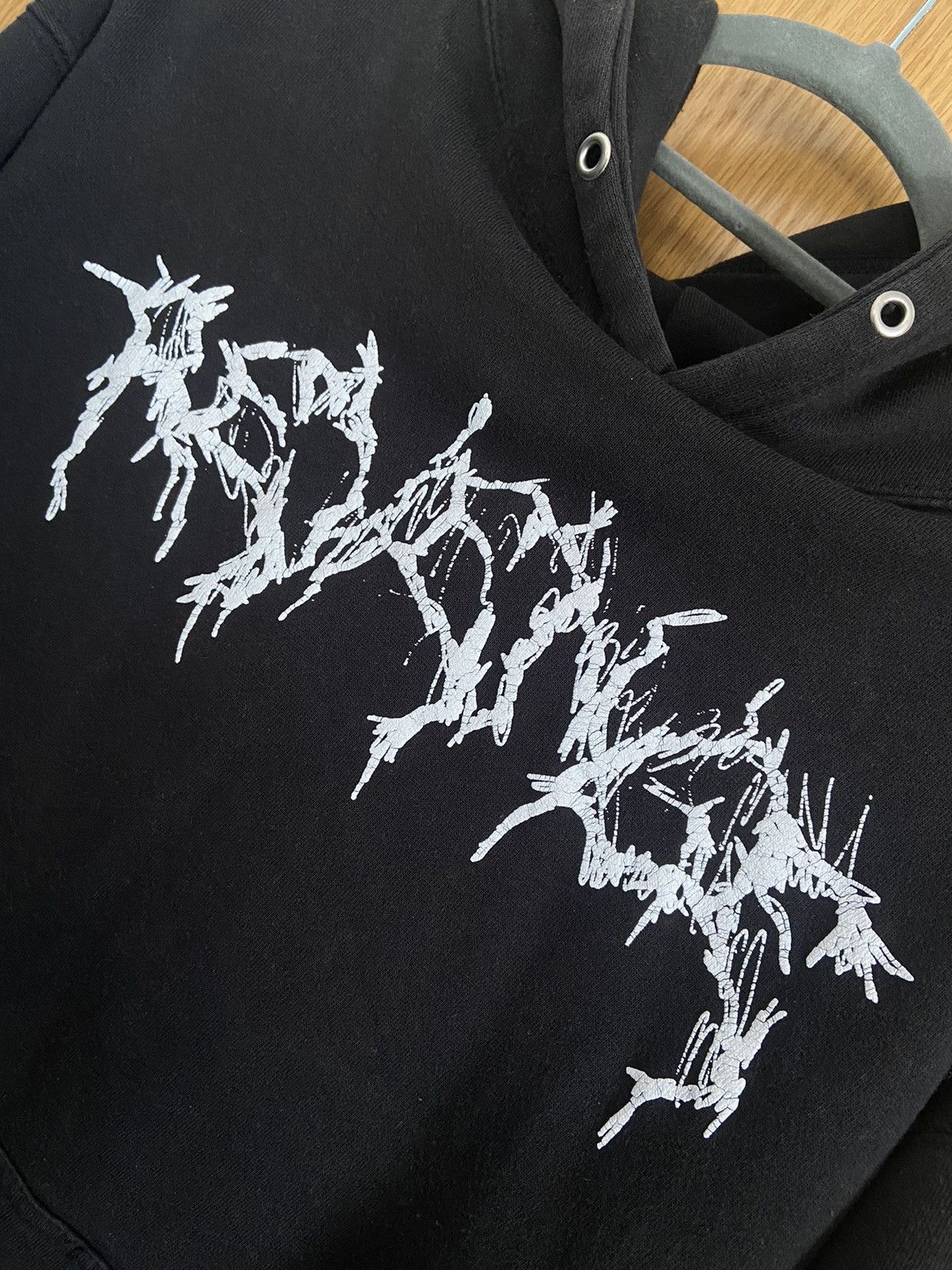 image of Revenge X Ski Mask The Slumpgod Hoodie M in Black, Men's (Size Medium)