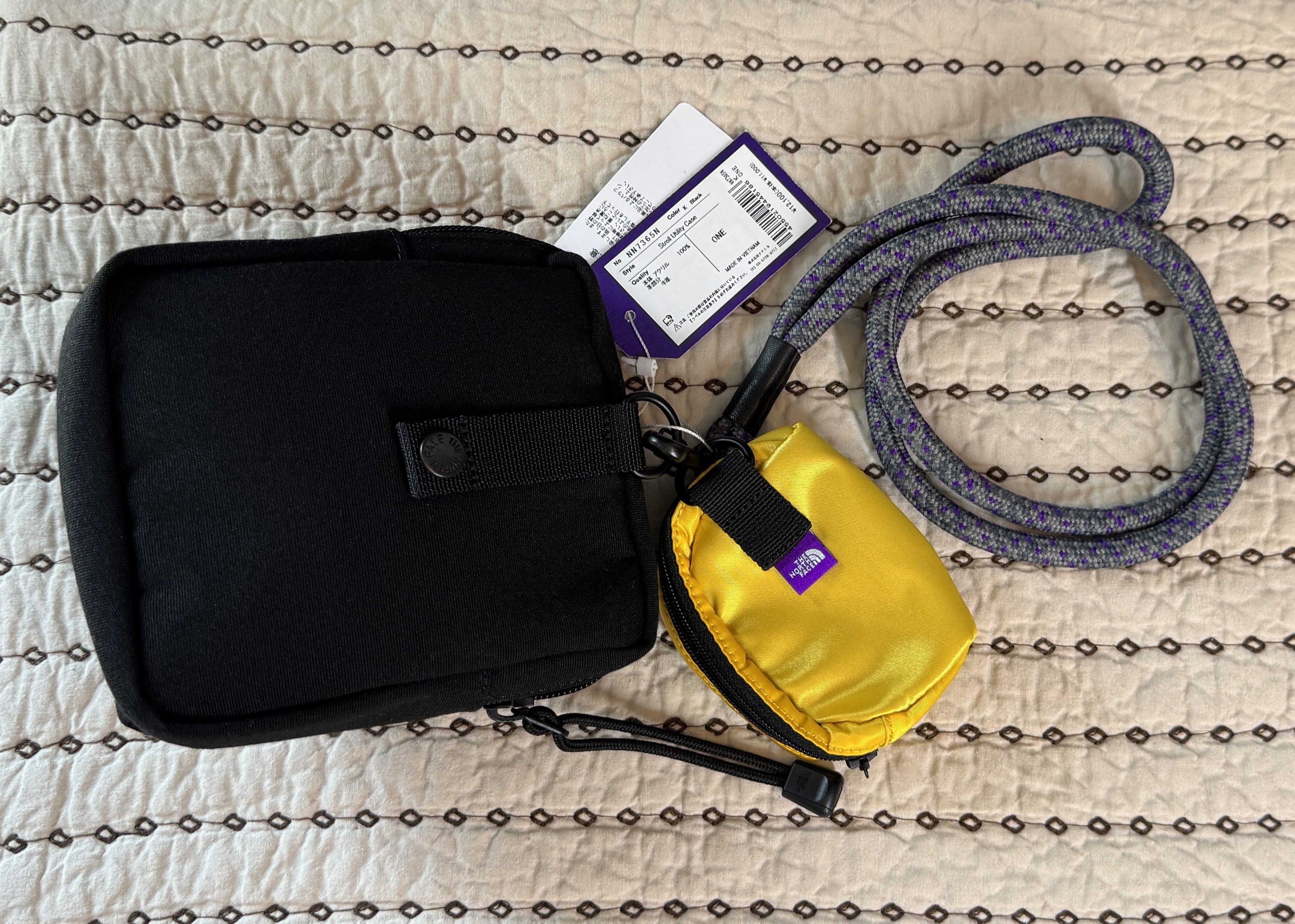 The North Face Purple Label THE NORTH FACE PURPLE LABEL STROLL UTILITY CASE BLACK OS Size ONE SIZE - 3 Thumbnail
