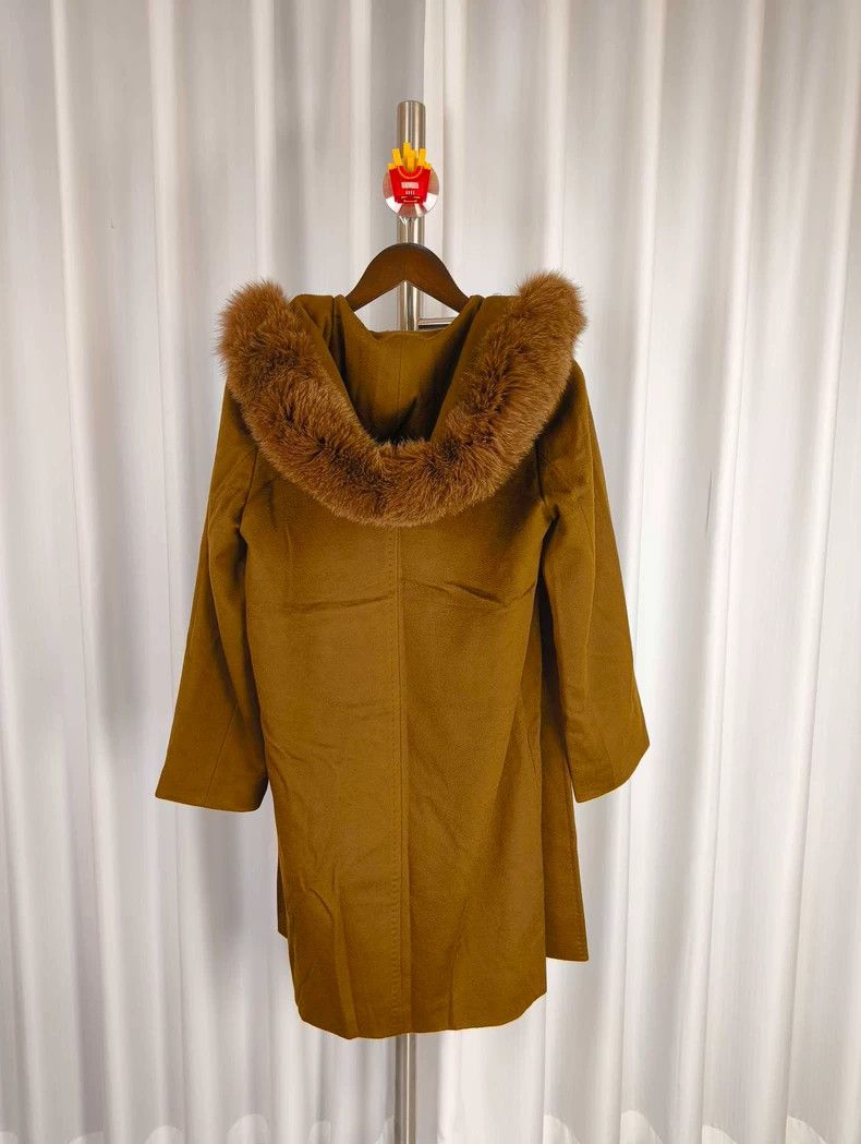 Max Mara Max Mara Studio hooded mid-length wool coat Size M / US 6-8 / IT 42-44 - 2 Thumbnail