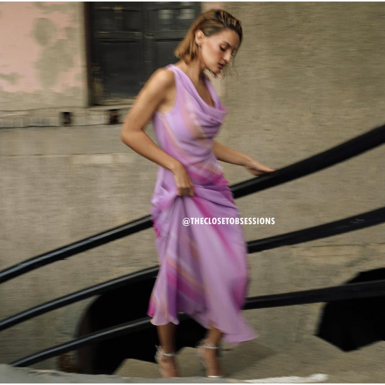 Mango MANGO Multicolor Flowy Draped Maxi Dress NWT (8) Size M / US 6-8 / IT 42-44 - 13 Thumbnail