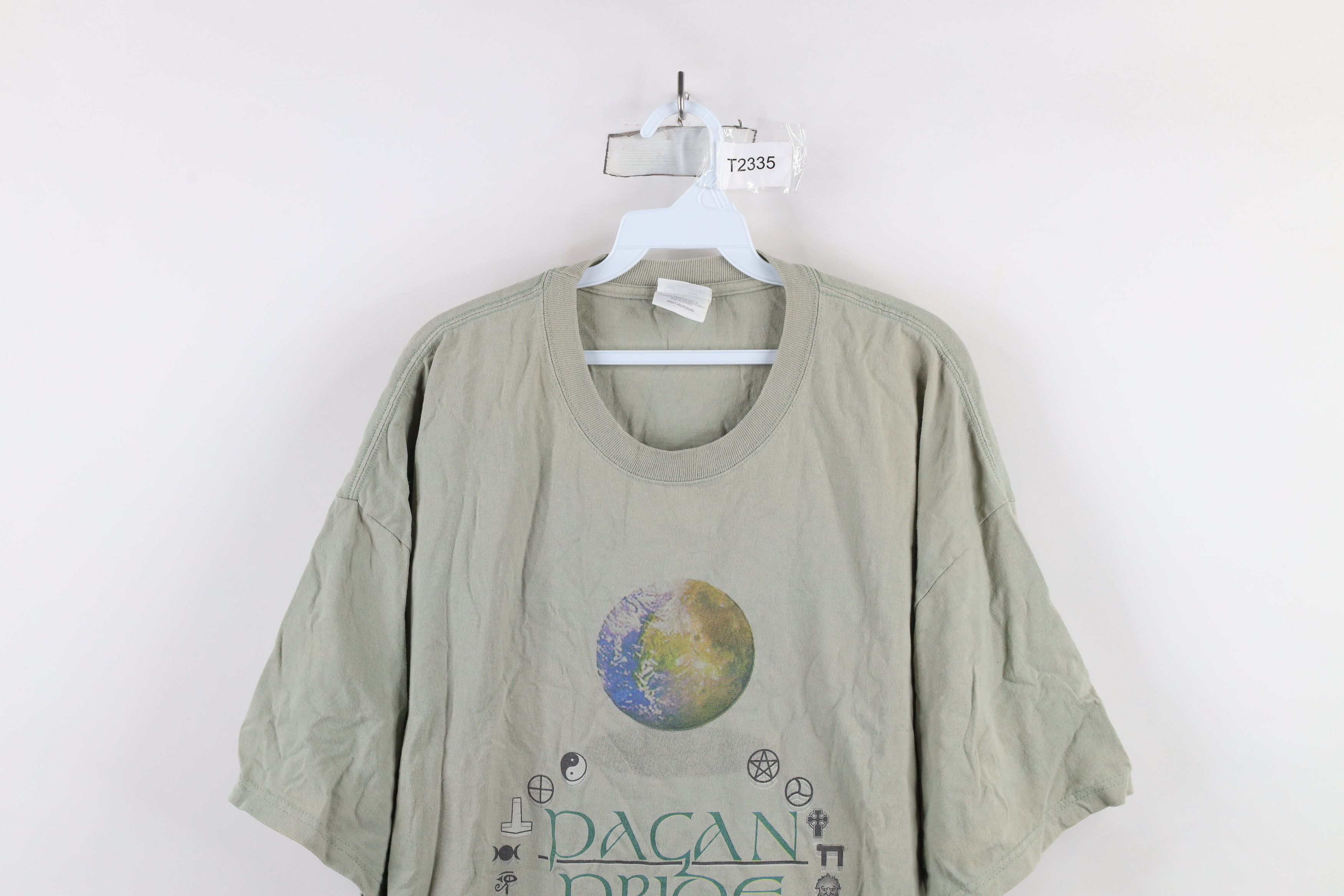 Vintage Vintage Y2K 2003 Streetwear Spell Pagan Pride Day T-Shirt Size US XXL / EU 58 / 5 - 2 Thumbnail