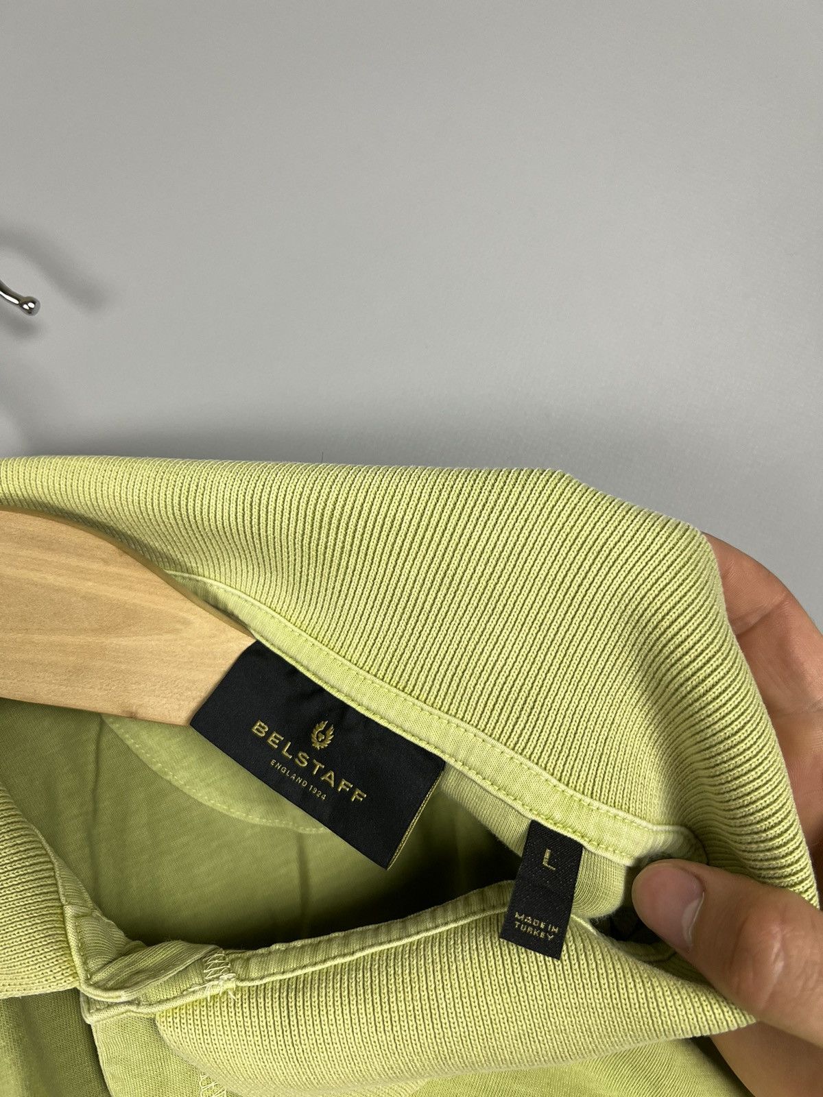 Belstaff (L) RARE Belstaff Polo shirt green Size US L / EU 52-54 / 3 - 6 Thumbnail