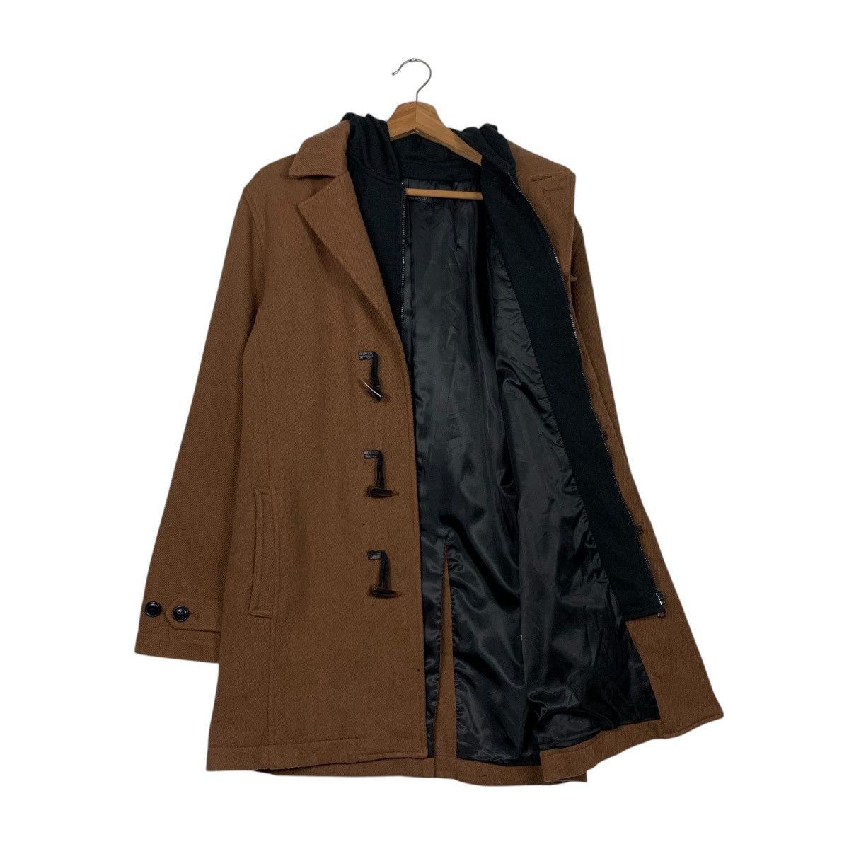 In The Attic IN THE ATTIC Double Layer Hoodies Duffle Coat #2348-C105 Size US L / EU 52-54 / 3 - 10 Thumbnail
