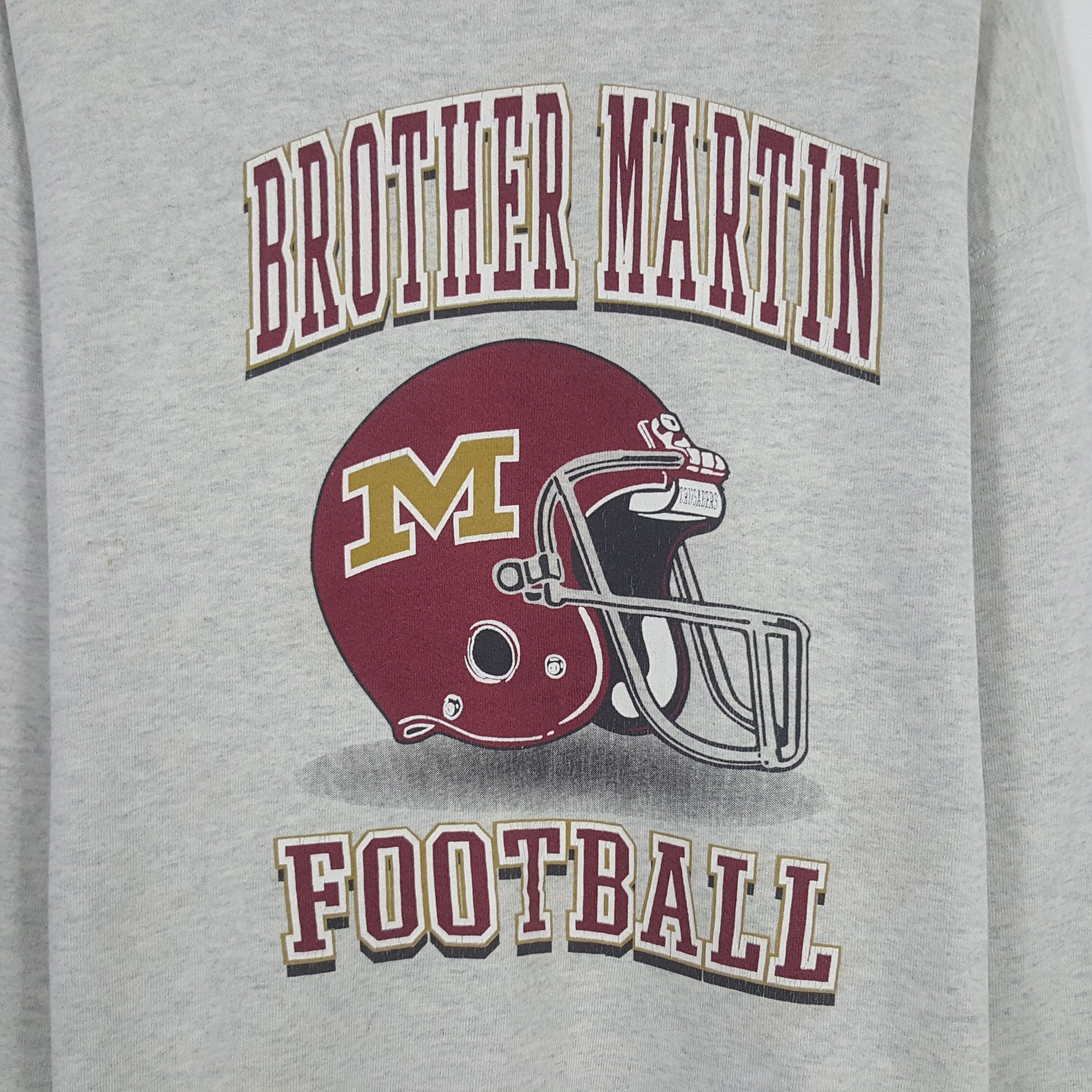Vintage Vintage Brother Martin Football Sweatshirt Size US L / EU 52-54 / 3 - 2 Thumbnail