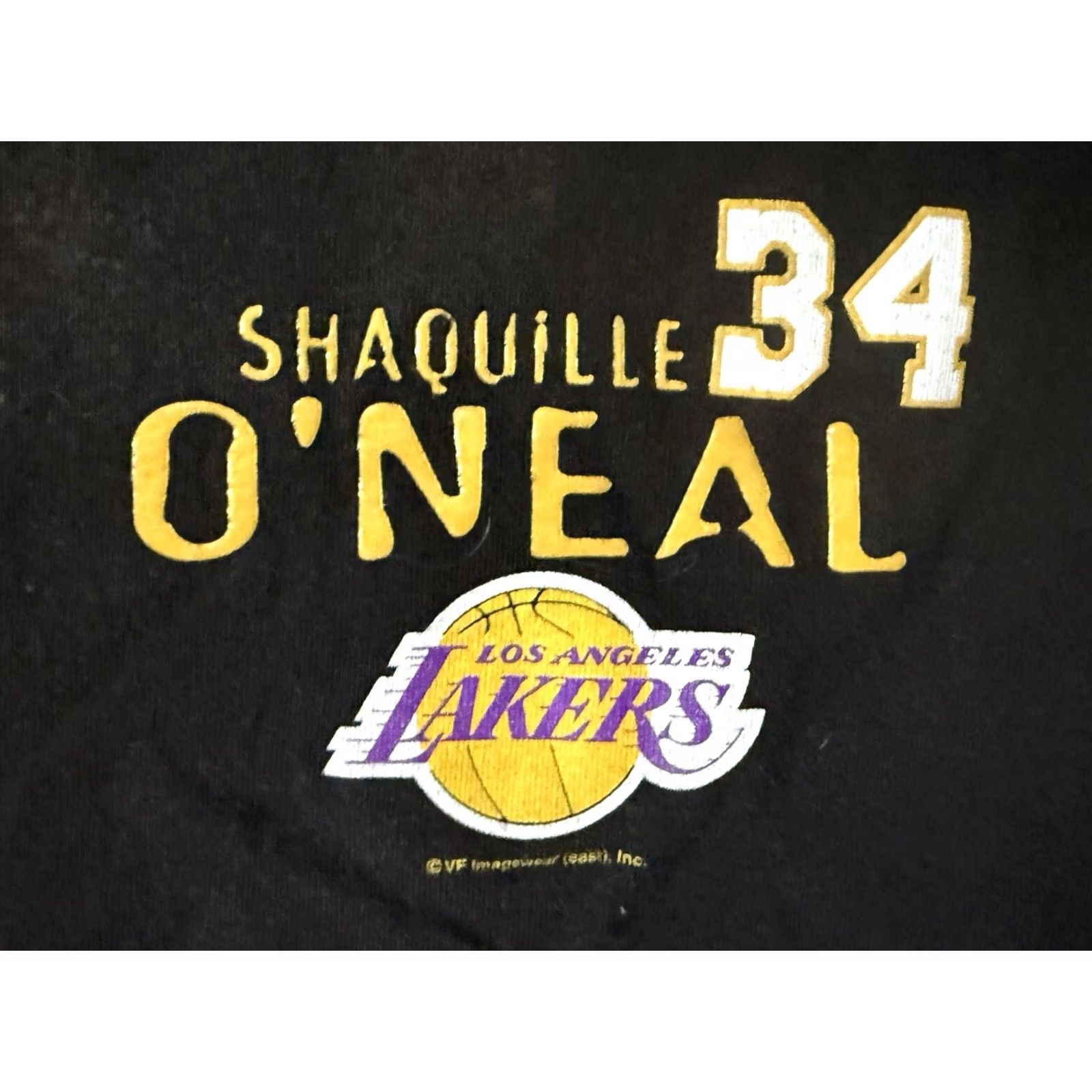Lee VINTAGE Shaquille O'Neal Big Face Shirt Los Angeles Lakers Lee Sport Large XL Black Men T-Shirt 1990s Sports Womens? Size US XL / EU 56 / 4 - 4 Thumbnail