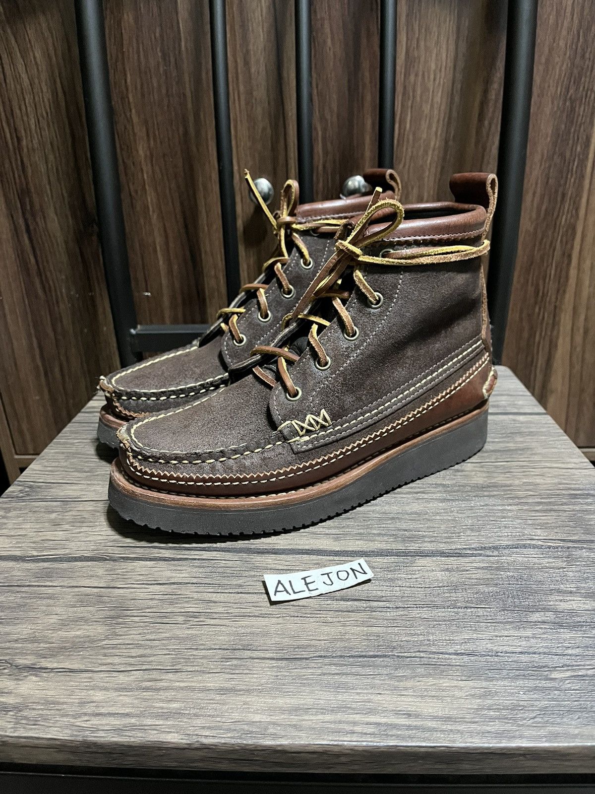 image of Yuketen Moccasin Main Guide Boots in Brown, Women's (Size 6)