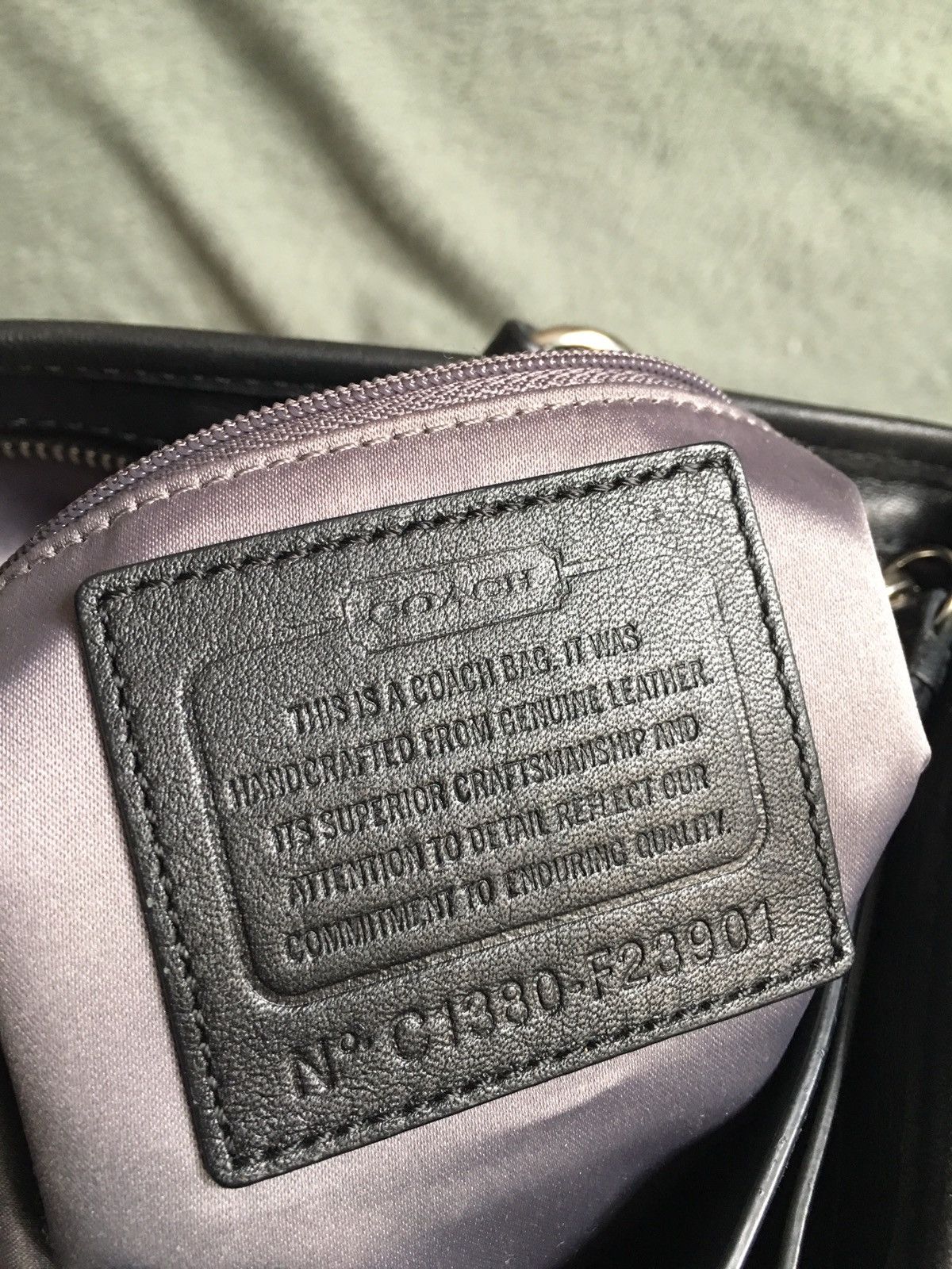 Coach COACH Daisy Mia Black Leather Handbag Shoulder Bag Size ONE SIZE - 12 Thumbnail