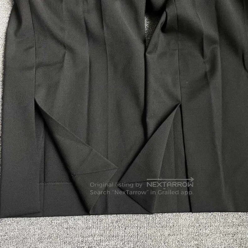 Fendi Fendi Black Straight Pants with Slit Bottoms Size 24" / US 00 / IT 34 - 3 Thumbnail