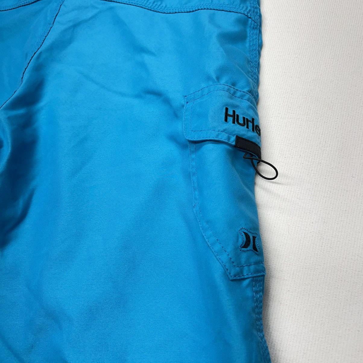 Hurley Hurley Swim Shorts Blue Board Trunks Pocket Beach Pool Logo Size US 29 - 13 Thumbnail