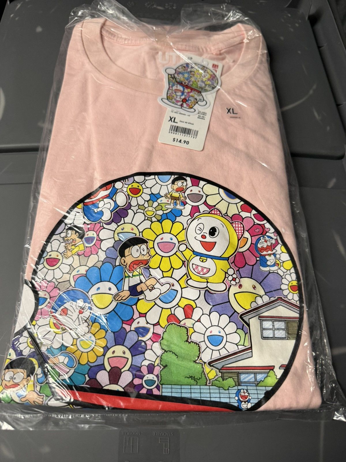 Takashi Murakami × Uniqlo Uniqlo X Takashi Murakami X Doraemon Tee Size XL Pink Size US XL / EU 56 / 4 - 1 Thumbnail