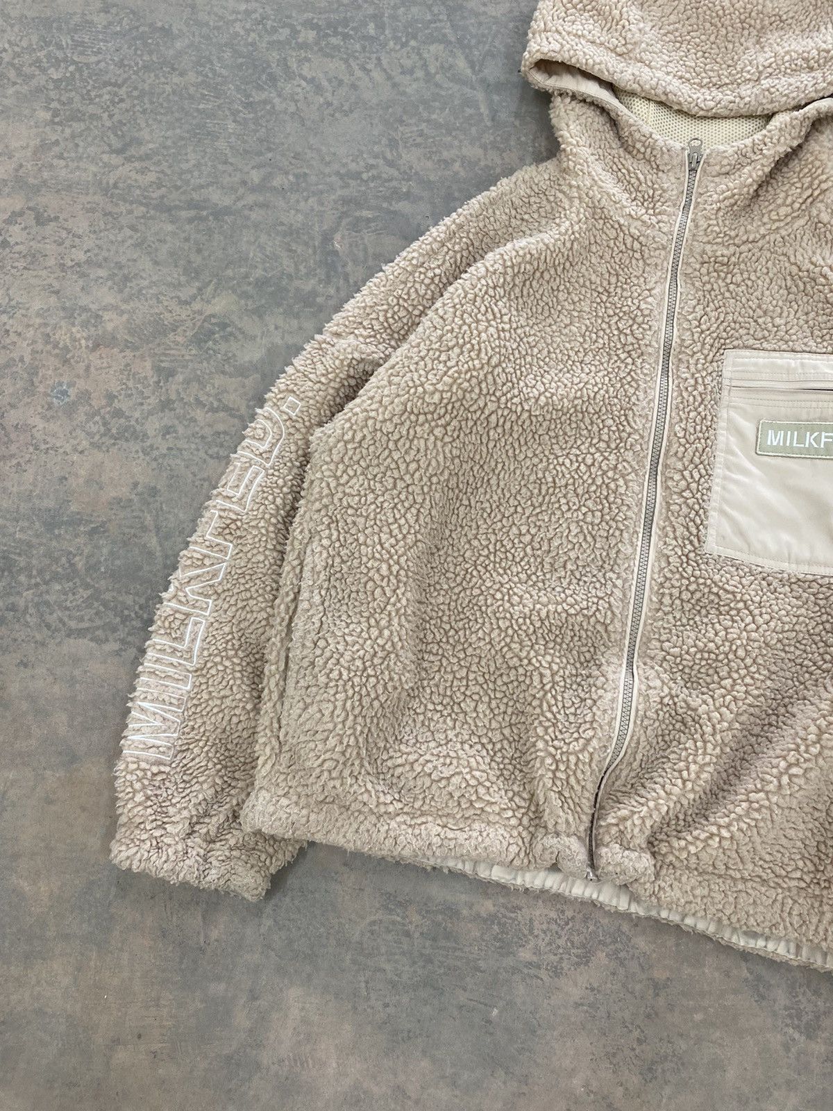 Japanese Brand × Other MILKFED JAPAN STREETWEAR FLEECE ZIPPER HOODIE SPELLOUT Size US S / EU 44-46 / 1 - 2 Thumbnail