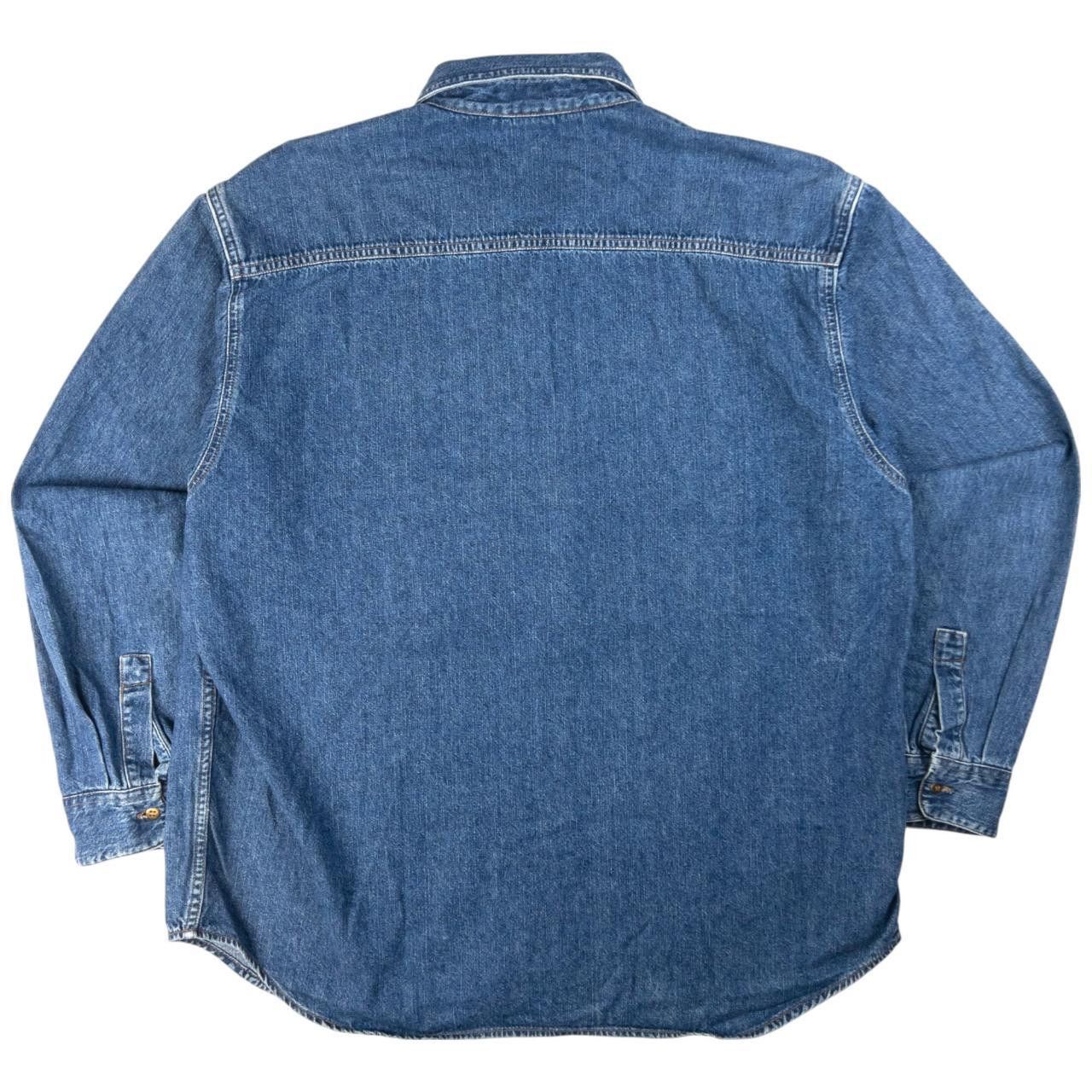 Marithe + Francois Girbaud Marithe + Francois Girbaud Long Sleeve Denim Shirt Size L Size US L / EU 52-54 / 3 - 2 Thumbnail