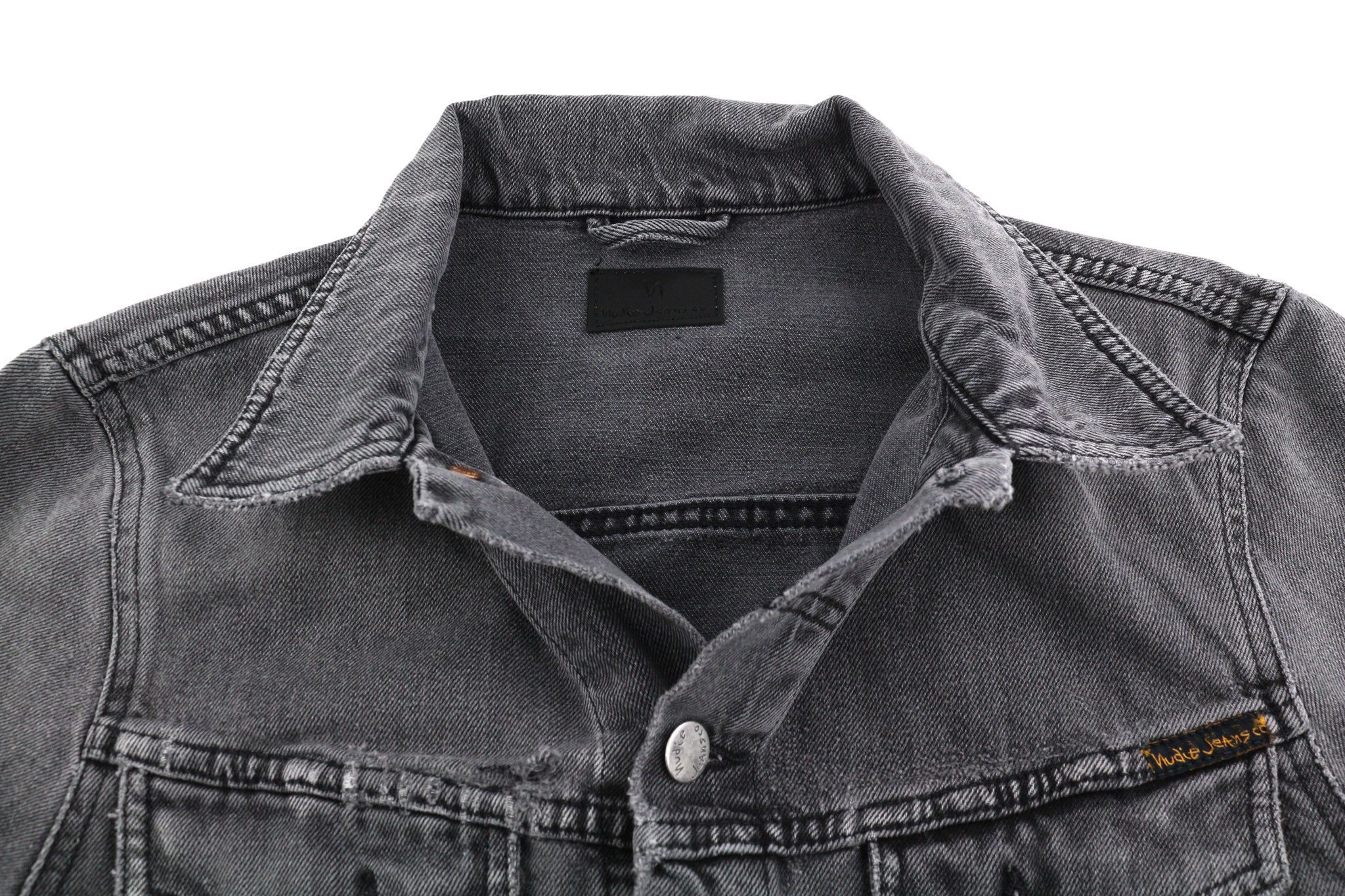 Nudie Jeans BILLY S Desolation Grey Polo Pockets Mid Jacket 82457 Size US S / EU 44-46 / 1 - 4 Thumbnail