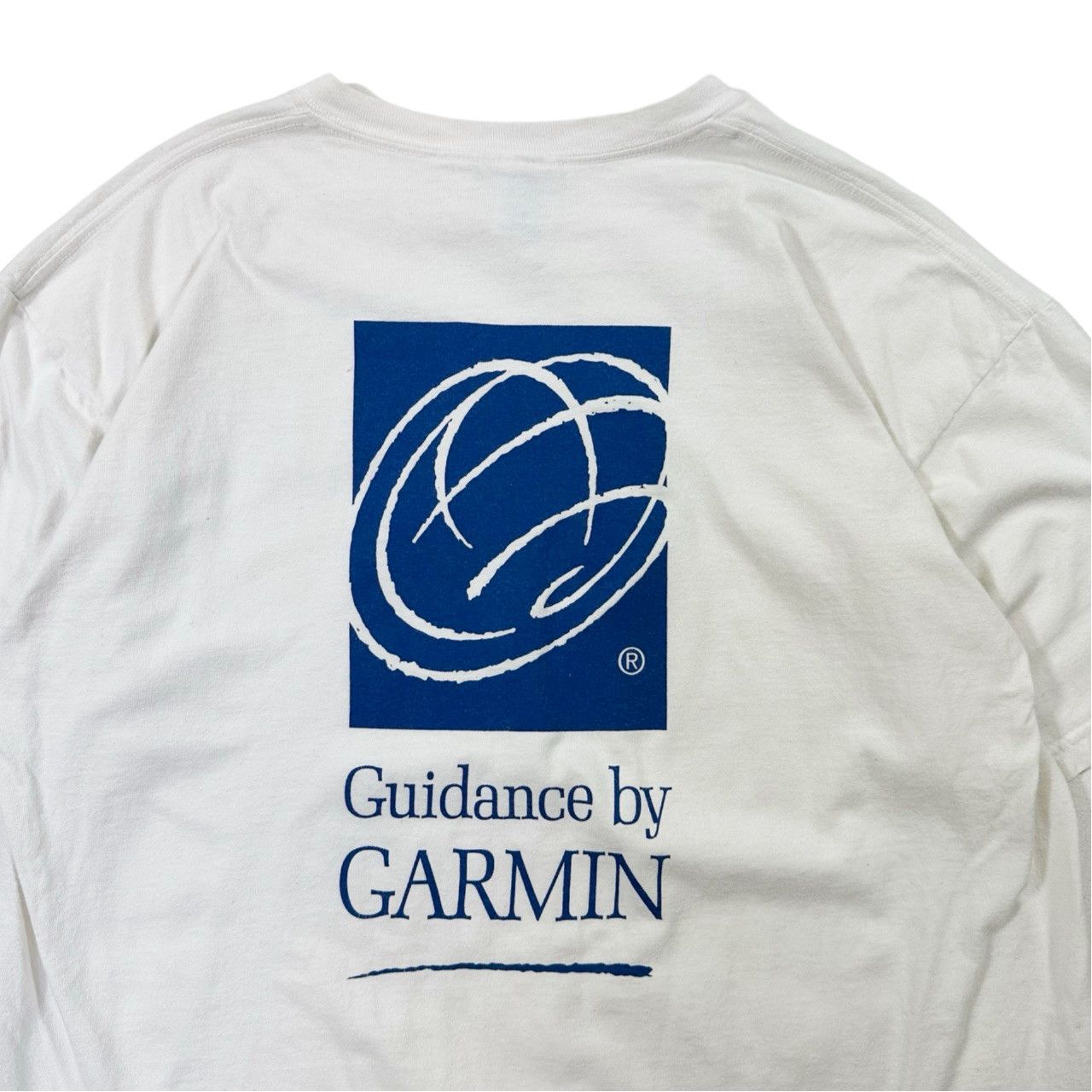 Vintage Vintage 90s Garmin GPS Graphic Promo T Shirt Size US XL / EU 56 / 4 - 4 Thumbnail