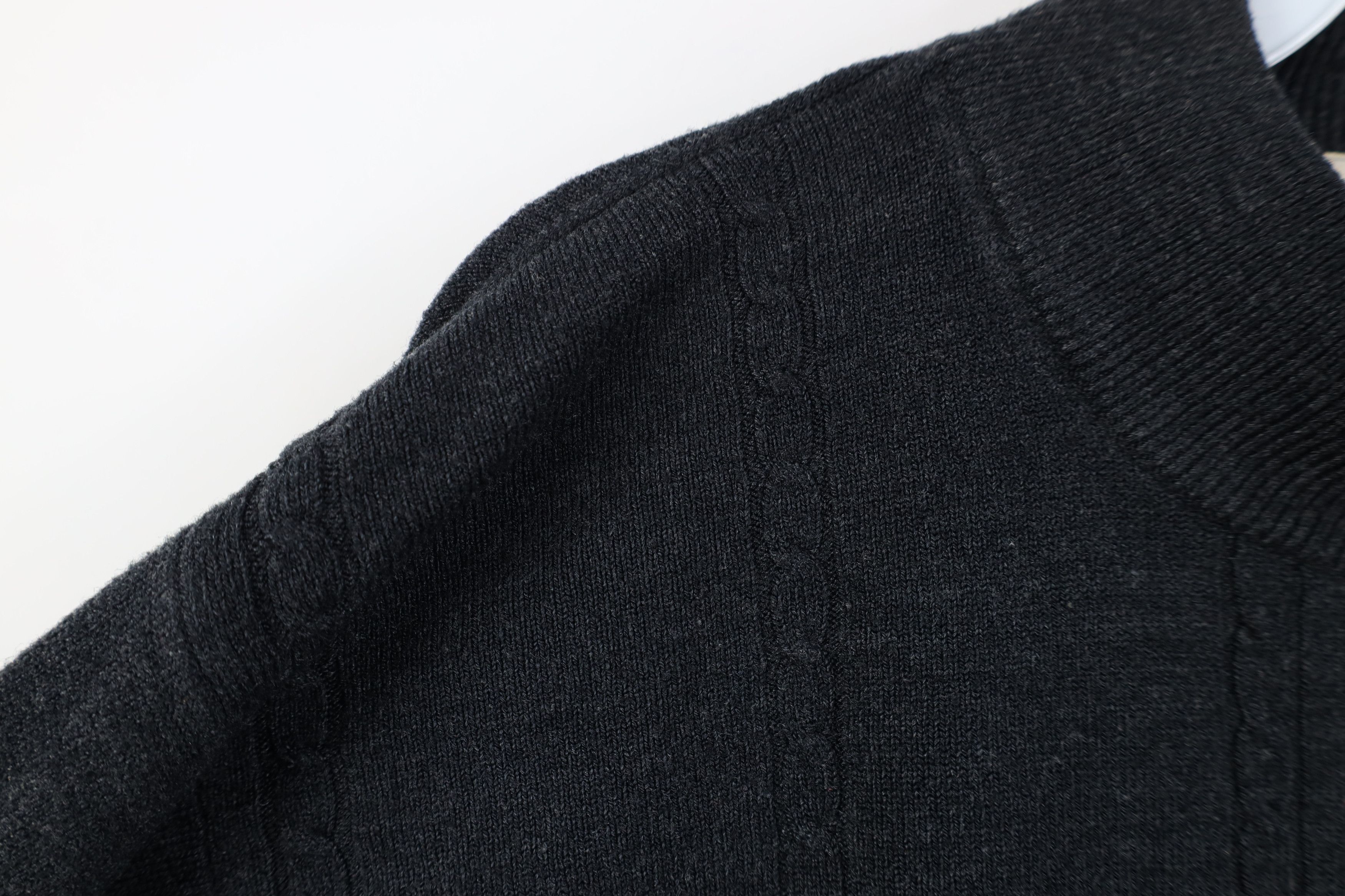 Vintage Vintage 90s Streetwear Lightweight Cable Mock Neck Sweater Size US M / EU 48-50 / 2 - 6 Thumbnail