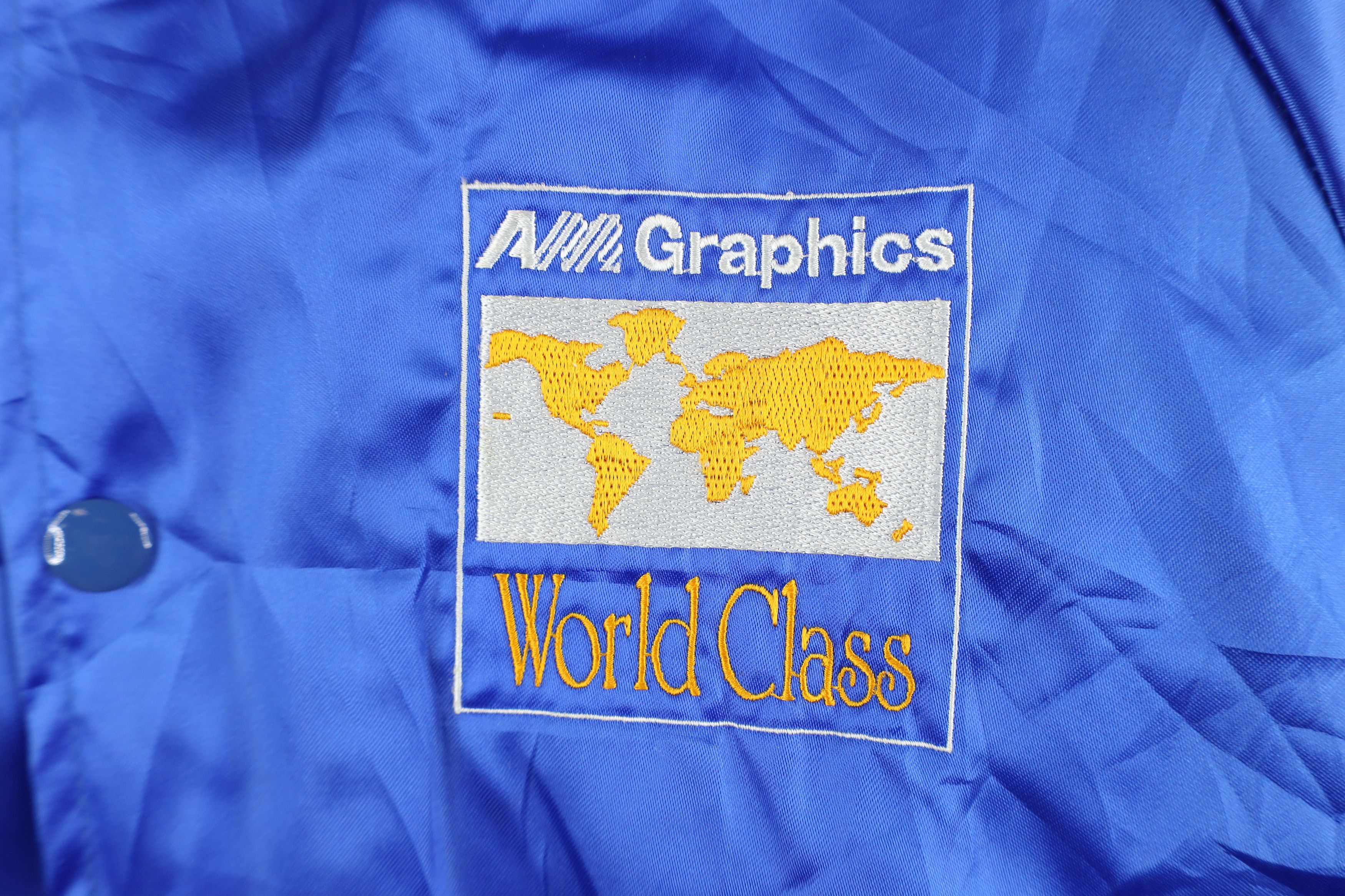 Vintage Vintage 80s Streetwear World Class Satin Bomber Jacket USA Size US L / EU 52-54 / 3 - 4 Thumbnail
