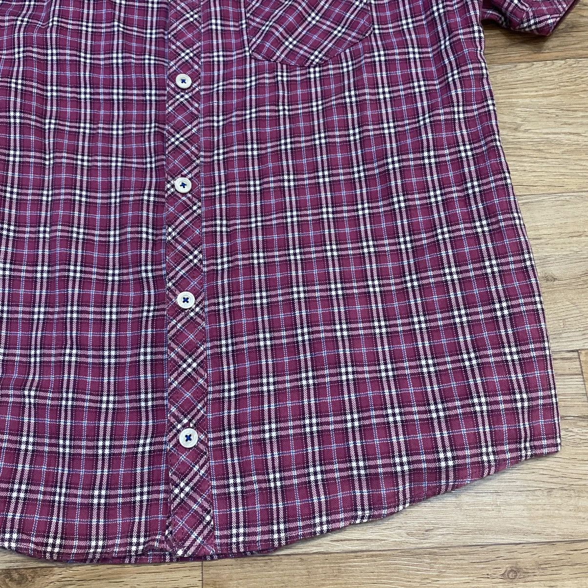 Burberry Burberry Black Label Plaid Button Up Shirt Size US M / EU 48-50 / 2 - 2 Thumbnail