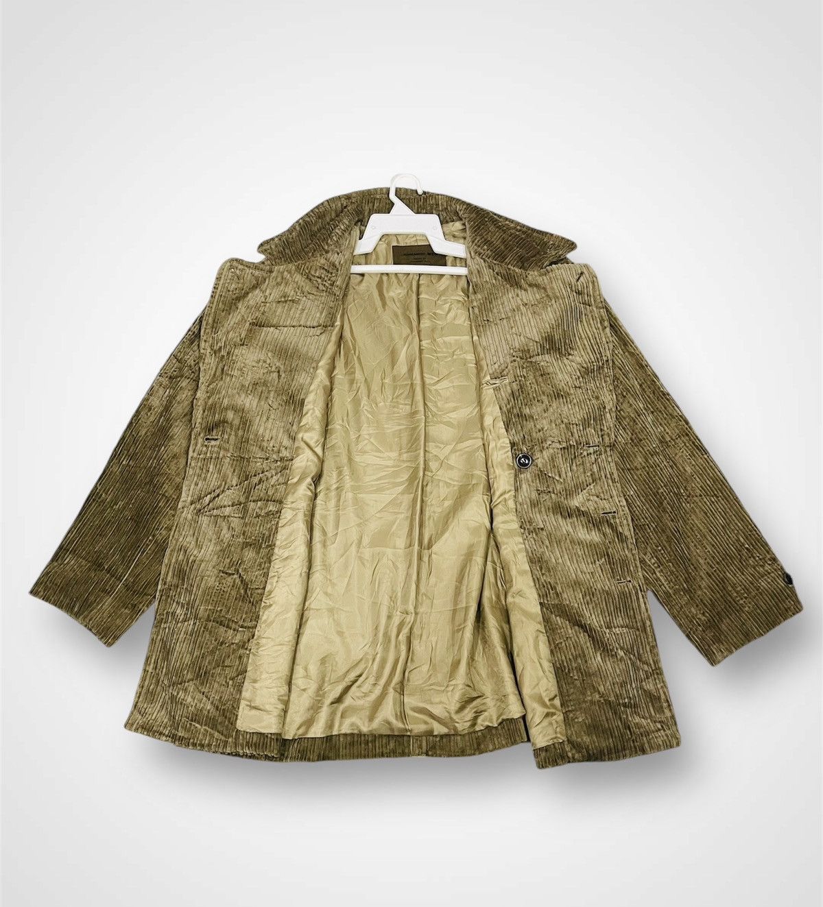 Japanese Brand Lautreamont Men Curduroy Double Breasted Jacket (06) Size US XL / EU 56 / 4 - 3 Thumbnail
