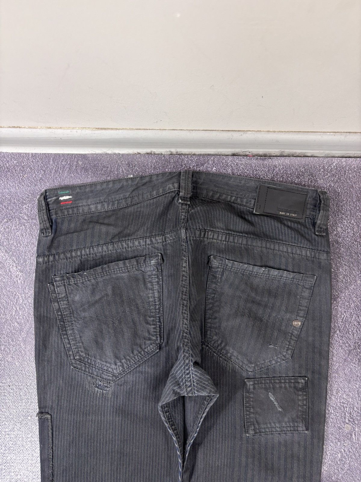 Diesel Diesel Thavar NWT Men’s Patchwork Avant Garde Pants Jeans Size US 32 / EU 48 - 17 Thumbnail