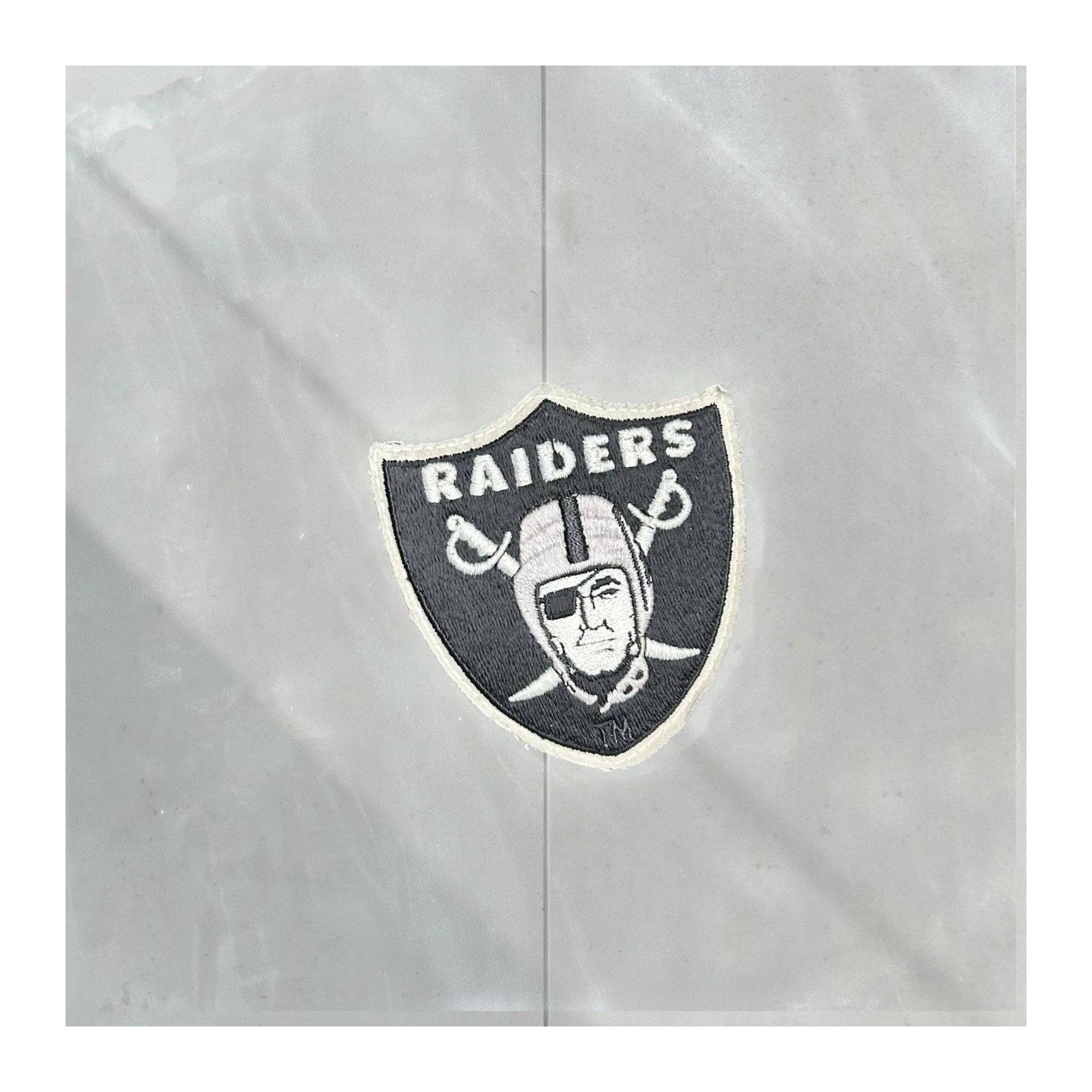Chalk Line Vintage 80's NFL Raiders Chalk Line Satin Jacket Medium Blac Size US M / EU 48-50 / 2 - 3 Thumbnail