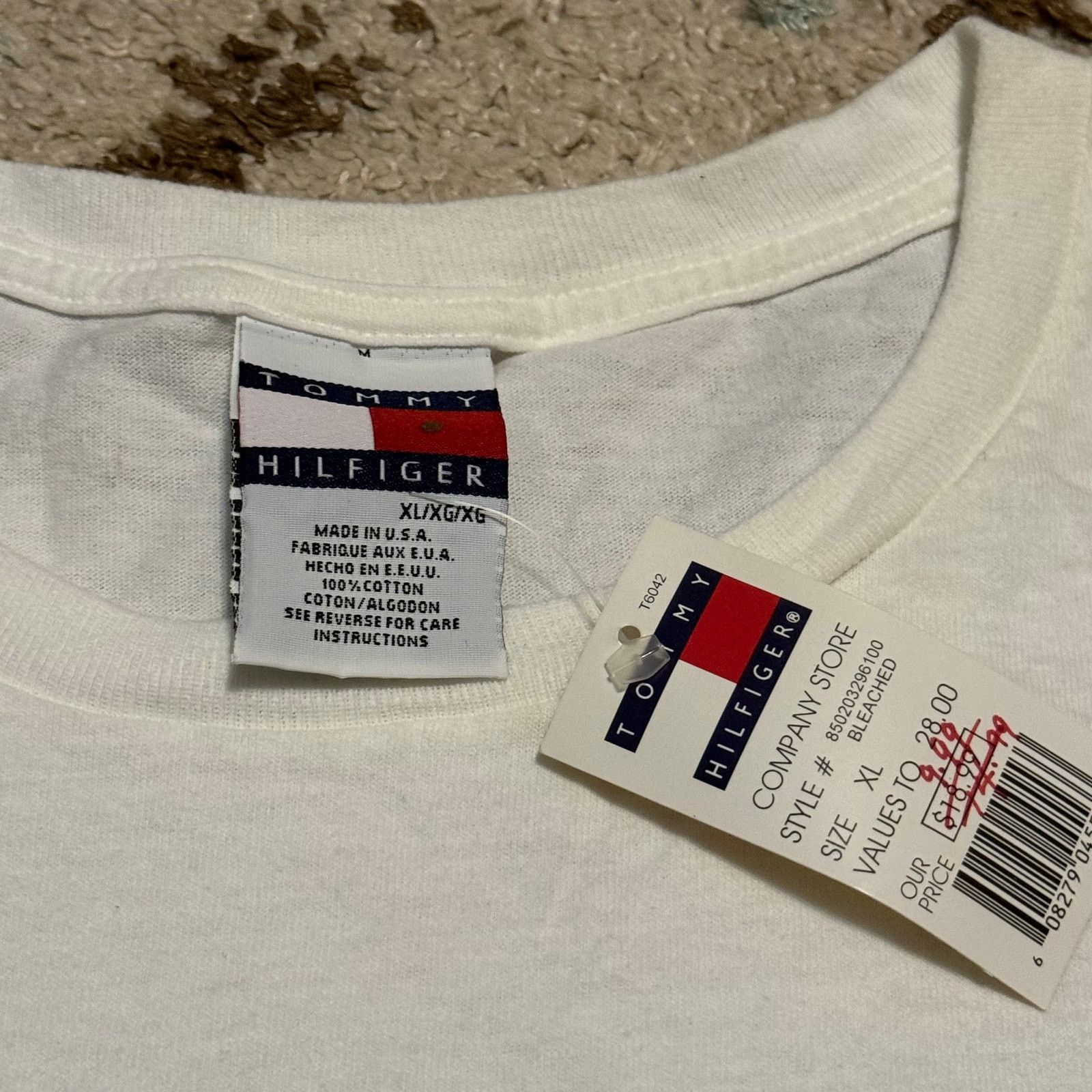 Tommy Hilfiger NWT Vintage Tommy Hilfiger tommy t-shirt Size XL 90s Size US XL / EU 56 / 4 - 3 Thumbnail