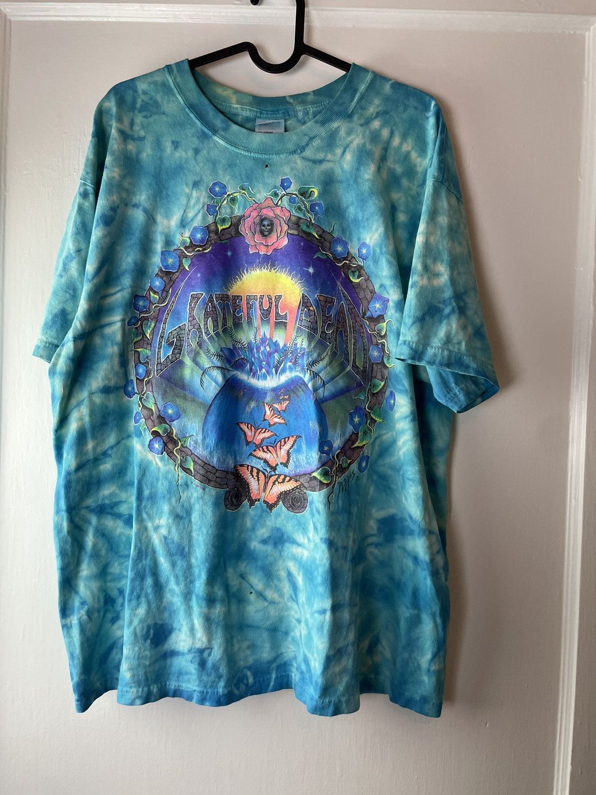 Vintage 1992 Grateful Dead M. Dubois Tie Dye T Shirt, good size L boxy fit