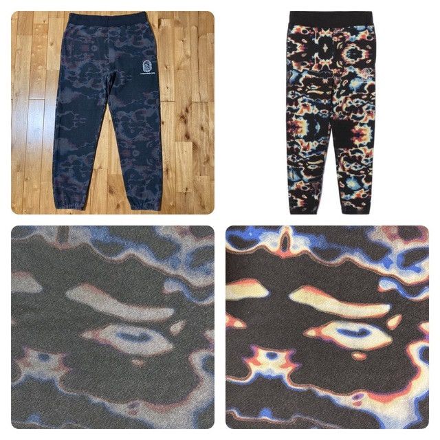 Bape 🔥THERMOGRAPHY🔥 BAPE camo sweat pants APE ★size XL Size US 36 / EU 52 - 1 Thumbnail