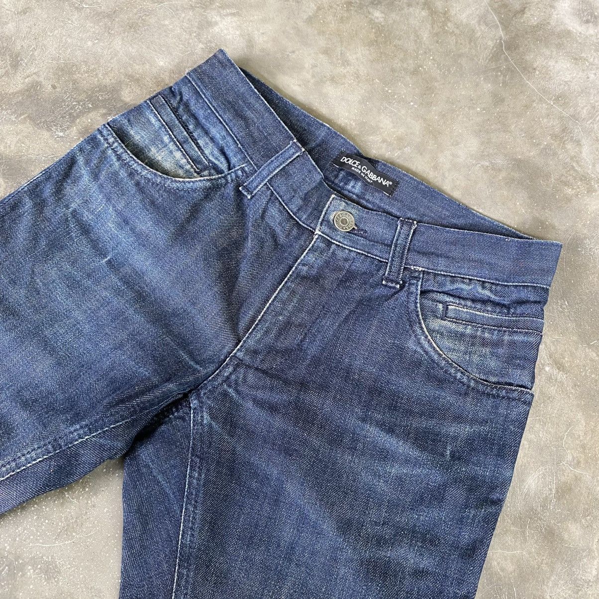 Dolce & Gabbana 2000s Dolce&Gabbana Via San Damiano 7 Denim Pants Size US 26 / EU 42 - 2 Thumbnail