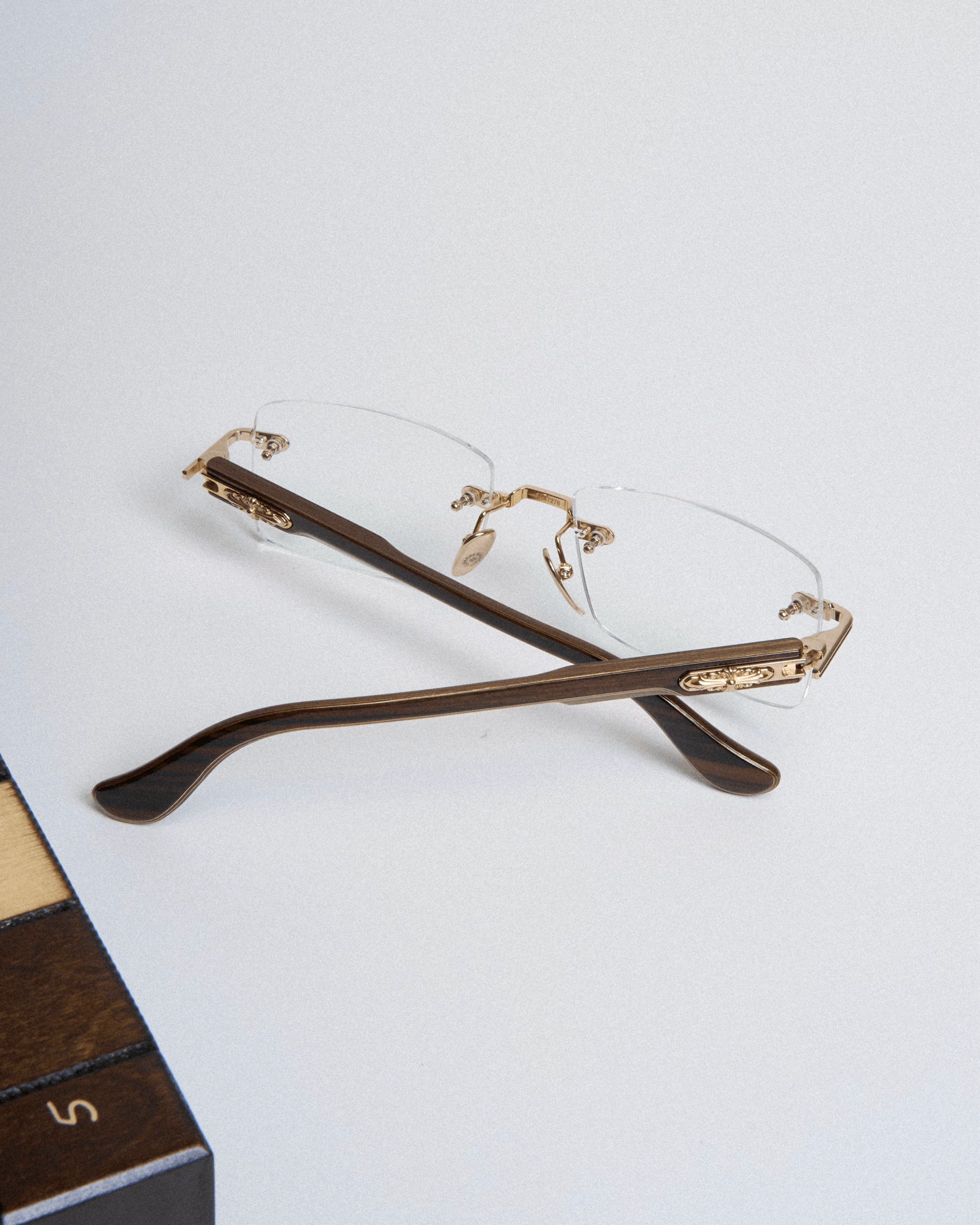 Chrome Hearts CHROME HEARTS DEEP II Gold Plated/Wood Size ONE SIZE - 1 Thumbnail