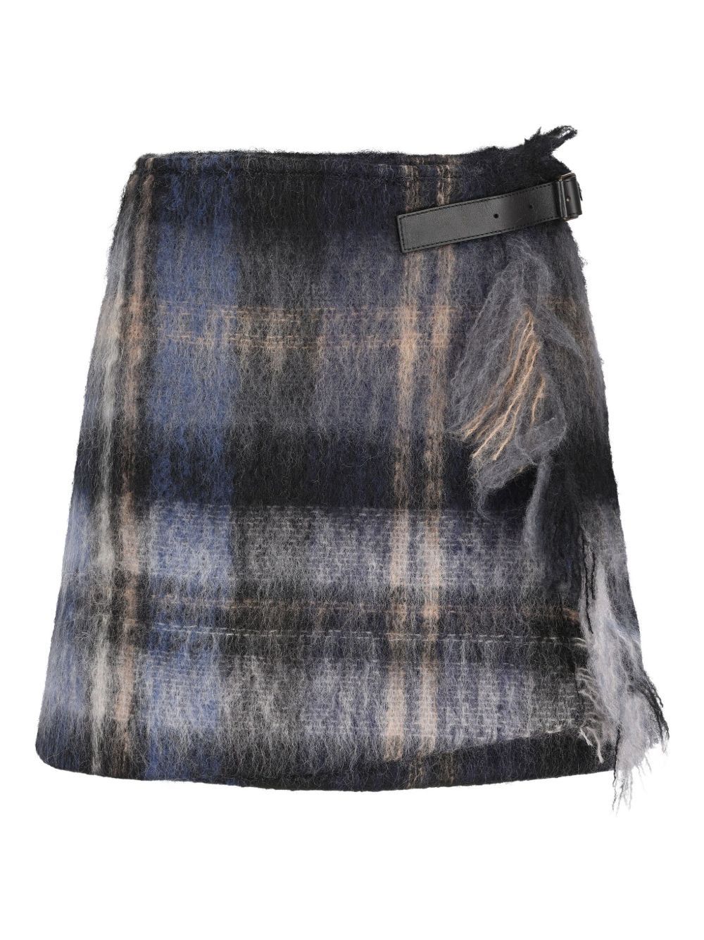 Loewe WOOL BLEND MINI SKIRT Size 26" / US 2 / IT 38 - 1 Thumbnail