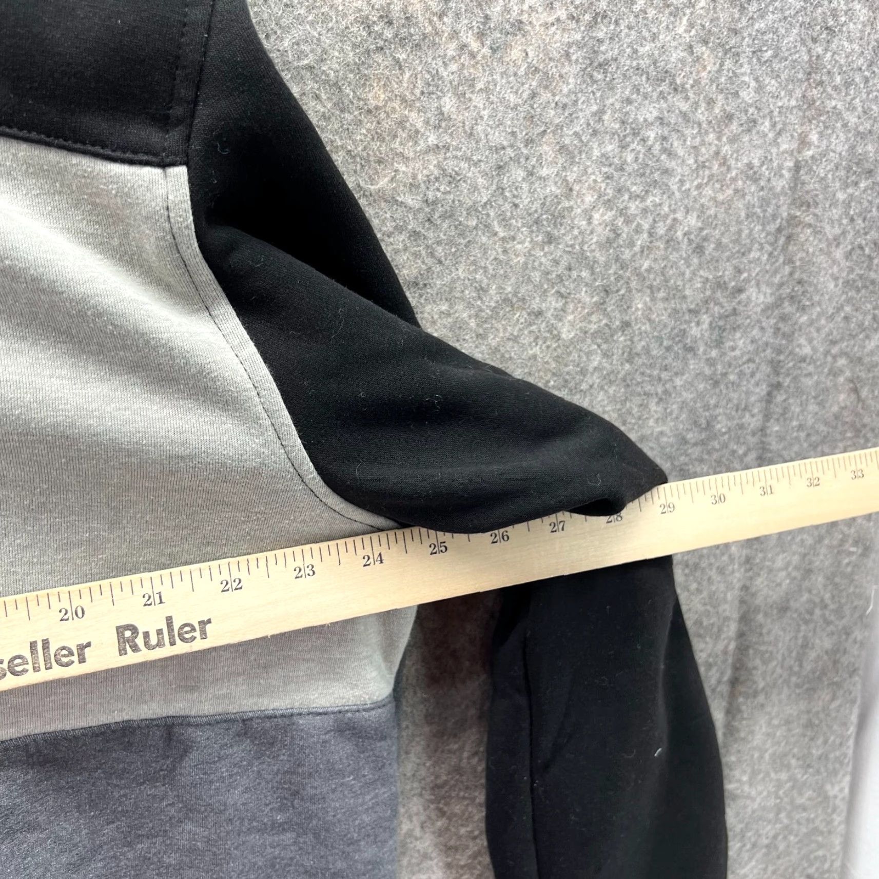 Izod VINTAGE Izod Sweater Mens XL Black Quarter Zip Pullover Advantage Performance Stretch Size US XL / EU 56 / 4 - 4 Thumbnail