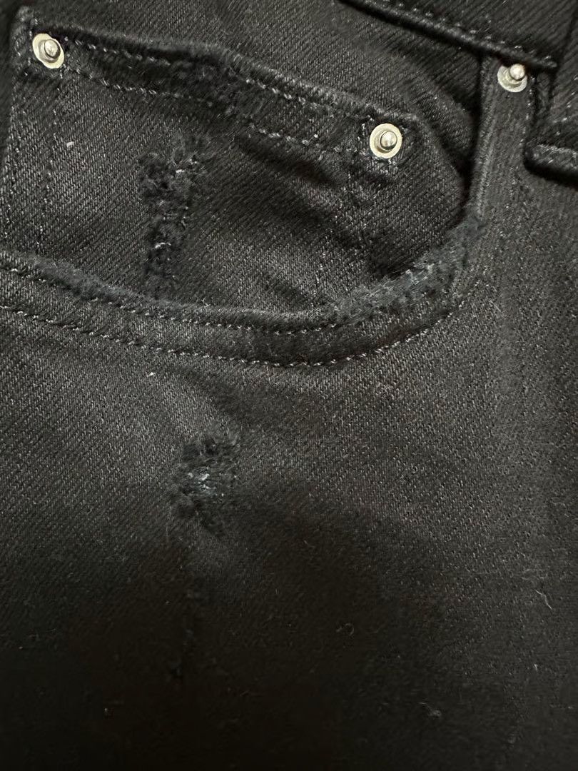 Amiri o1orln1125 Distressed Denim Pants in Black Size US 34 / EU 50 - 5 Thumbnail