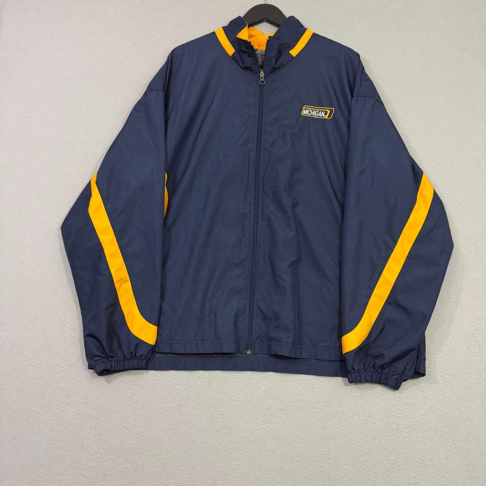 Vintage Vintage Starter Michigan Wolverines Windbreaker Jacket 2XL Size US XXL / EU 58 / 5 - 1 Thumbnail