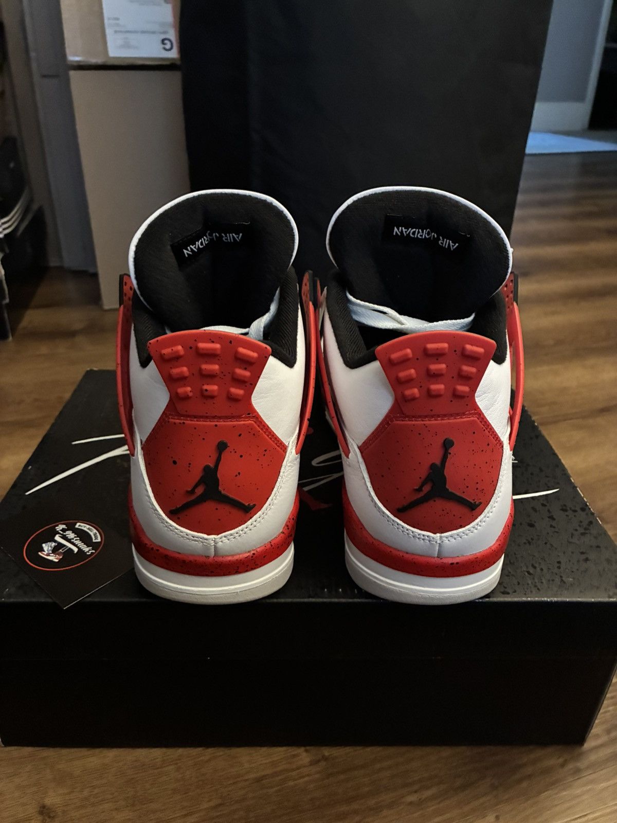 Jordan Brand Jordan 4 red cement Size US 12.5 / EU 45-46 - 5 Thumbnail