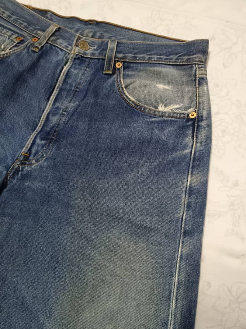 Levi's Vintage Clothing × Vintage VTG 90s Levi's 501 bottom 553 Size US 32 / EU 48 - 3 Thumbnail