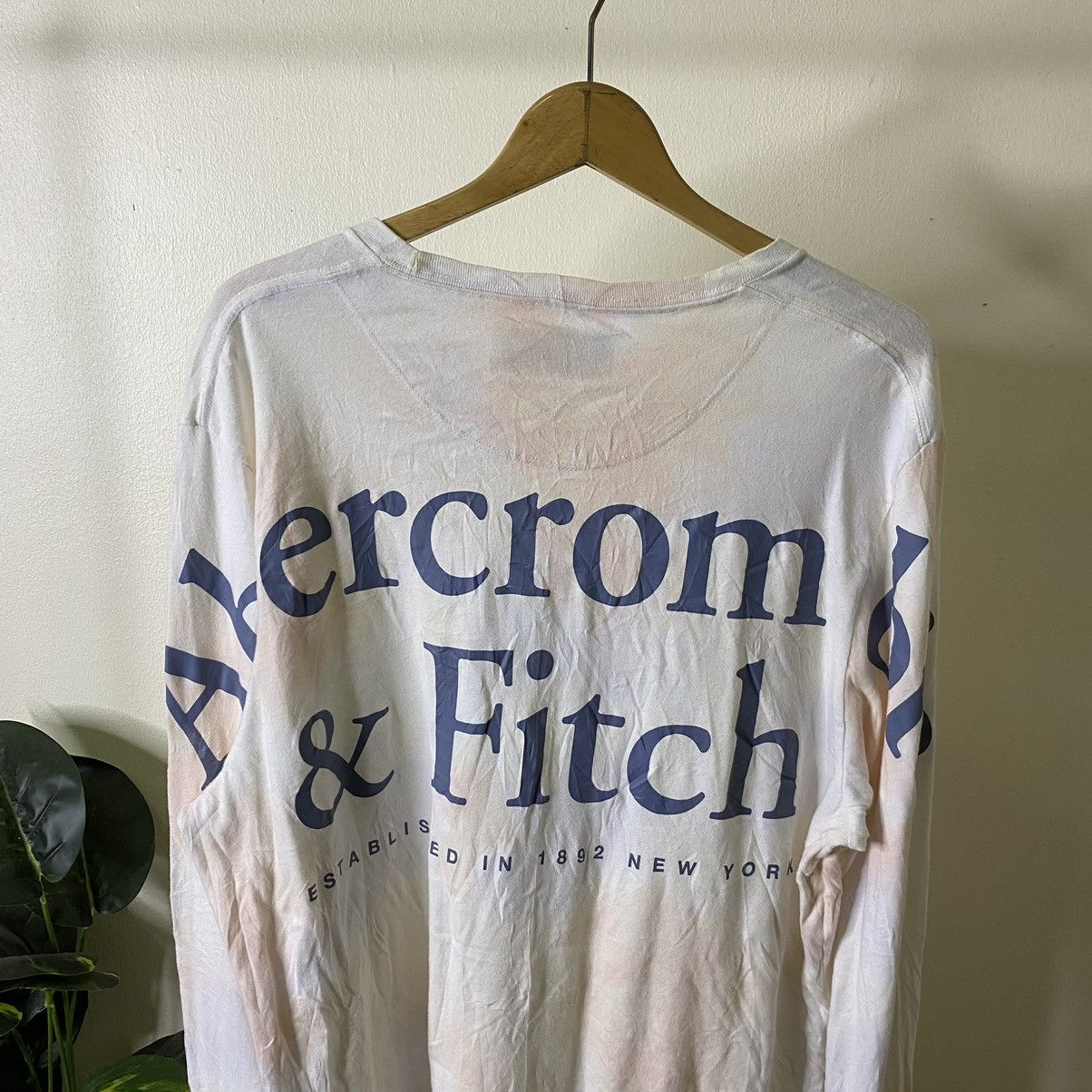 Abercrombie & Fitch Y2K Abercrombie & Fitch Cotton Candy LS T Shirt Size US XXL / EU 58 / 5 - 2 Thumbnail